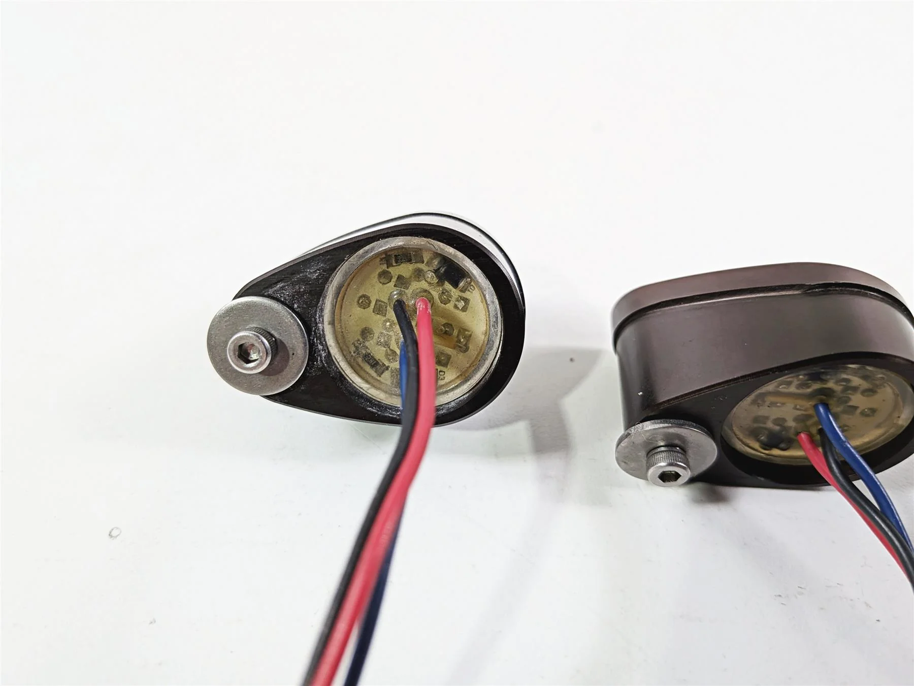 2008 Yamaha YZF R1 RN19 Gregg Customs Front Blinker Turn Signal Set - Image 8