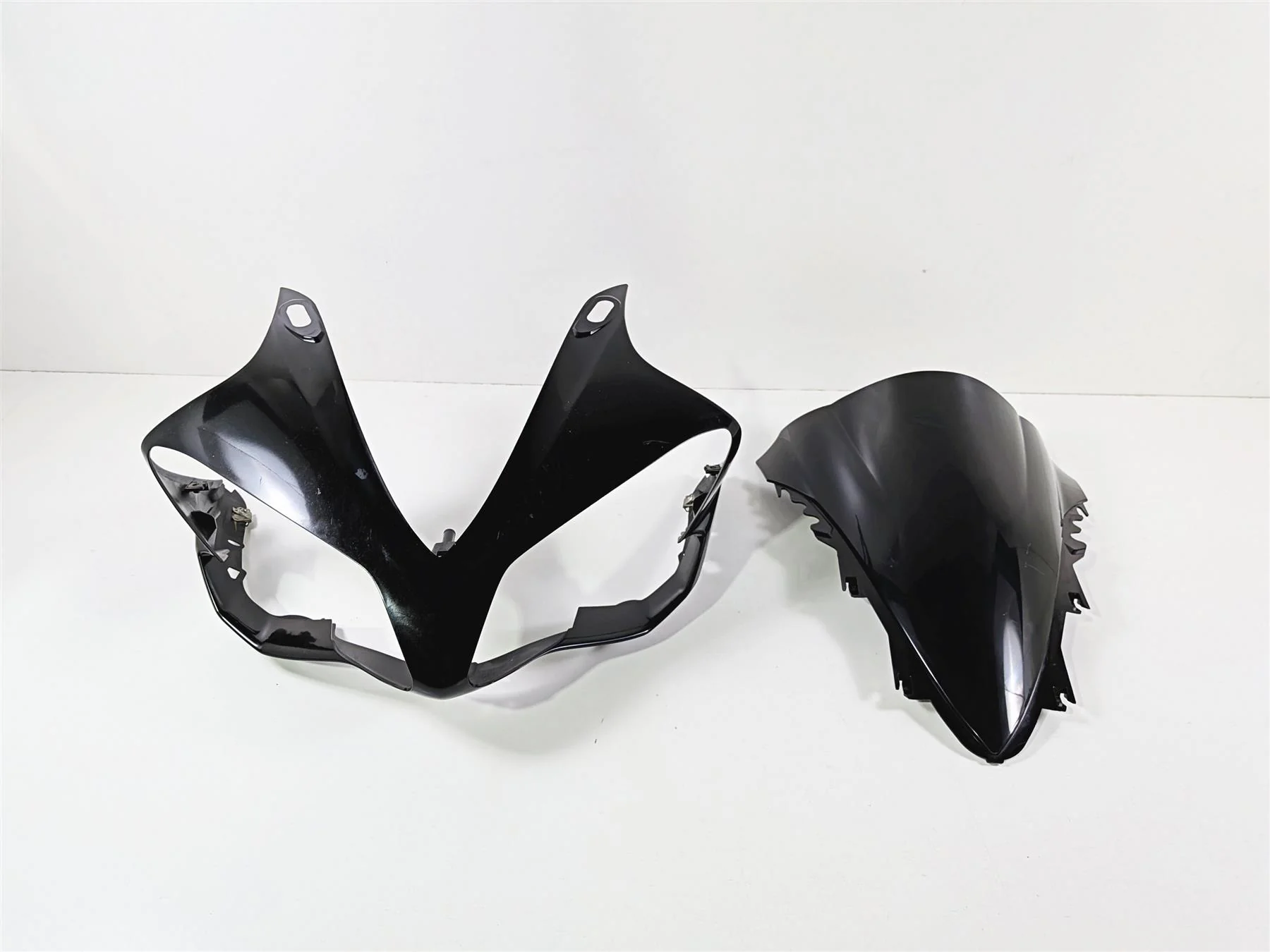 2008 Yamaha YZF R1 RN19 Headlight Fairing Cowl Nose Cover Black 4C8-2835G-00