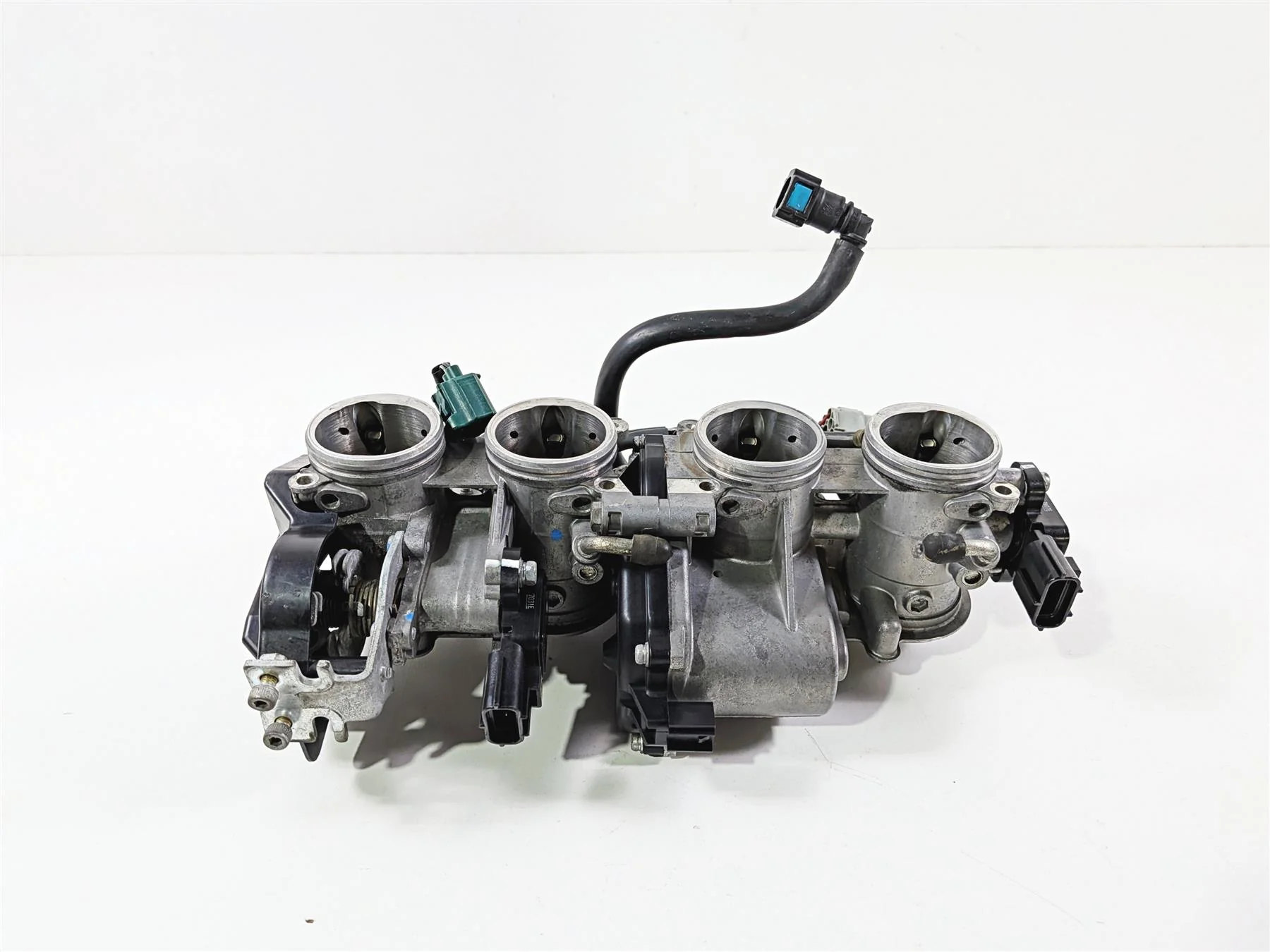 2008 Yamaha YZF R1 RN19 Mikuni Throttle Body Fuel Injectors Wiring 4C8-13750-20