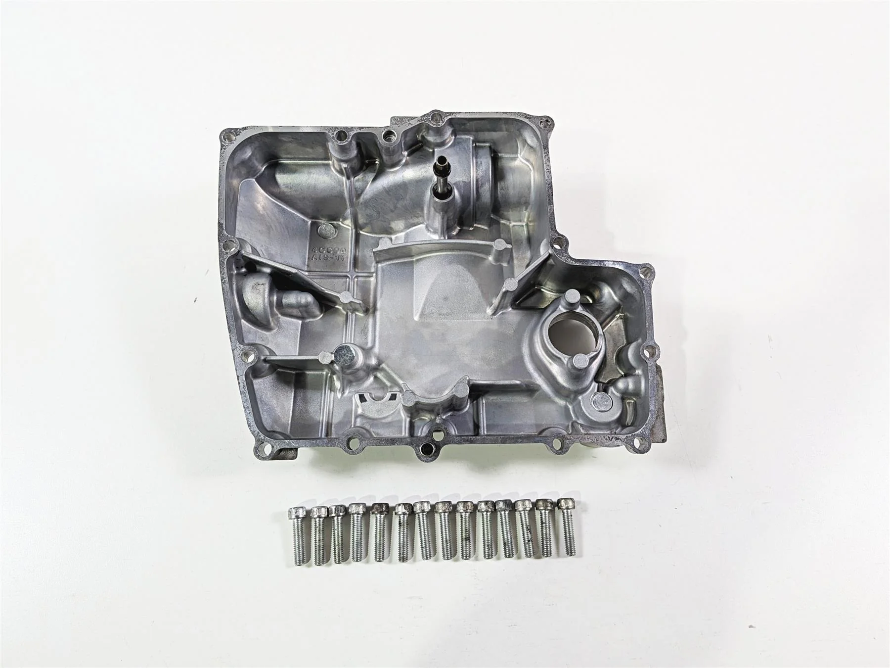 2008 Yamaha YZF R1 RN19 Oil Pan Bottom Engine Cover 4C8-13417-00-00 4C8-13400-00