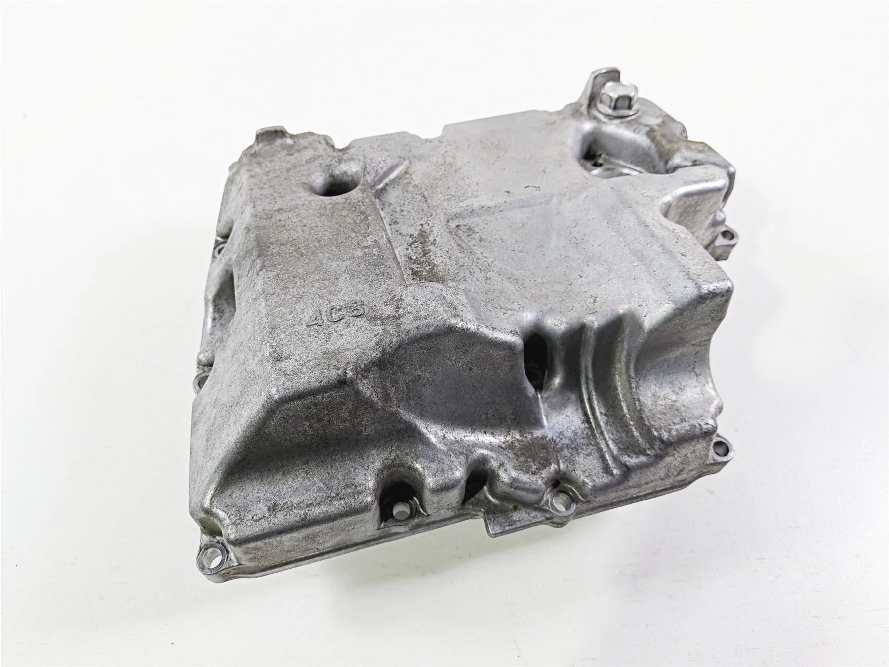 2008 Yamaha YZF R1 RN19 Oil Pan Bottom Engine Cover 4C8-13417-00-00 4C8-13400-00 - Image 12