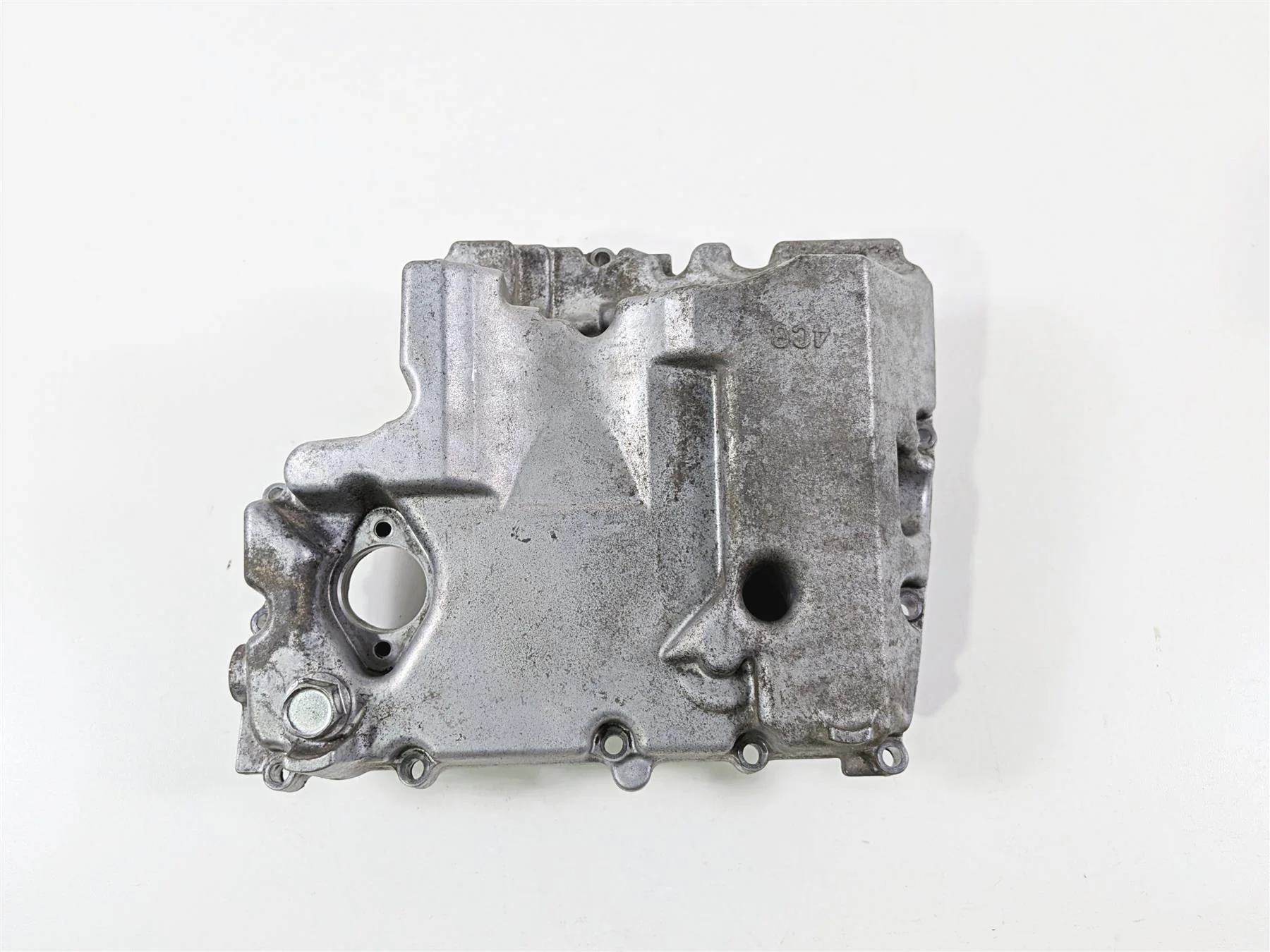 2008 Yamaha YZF R1 RN19 Oil Pan Bottom Engine Cover 4C8-13417-00-00 4C8-13400-00 - Image 6