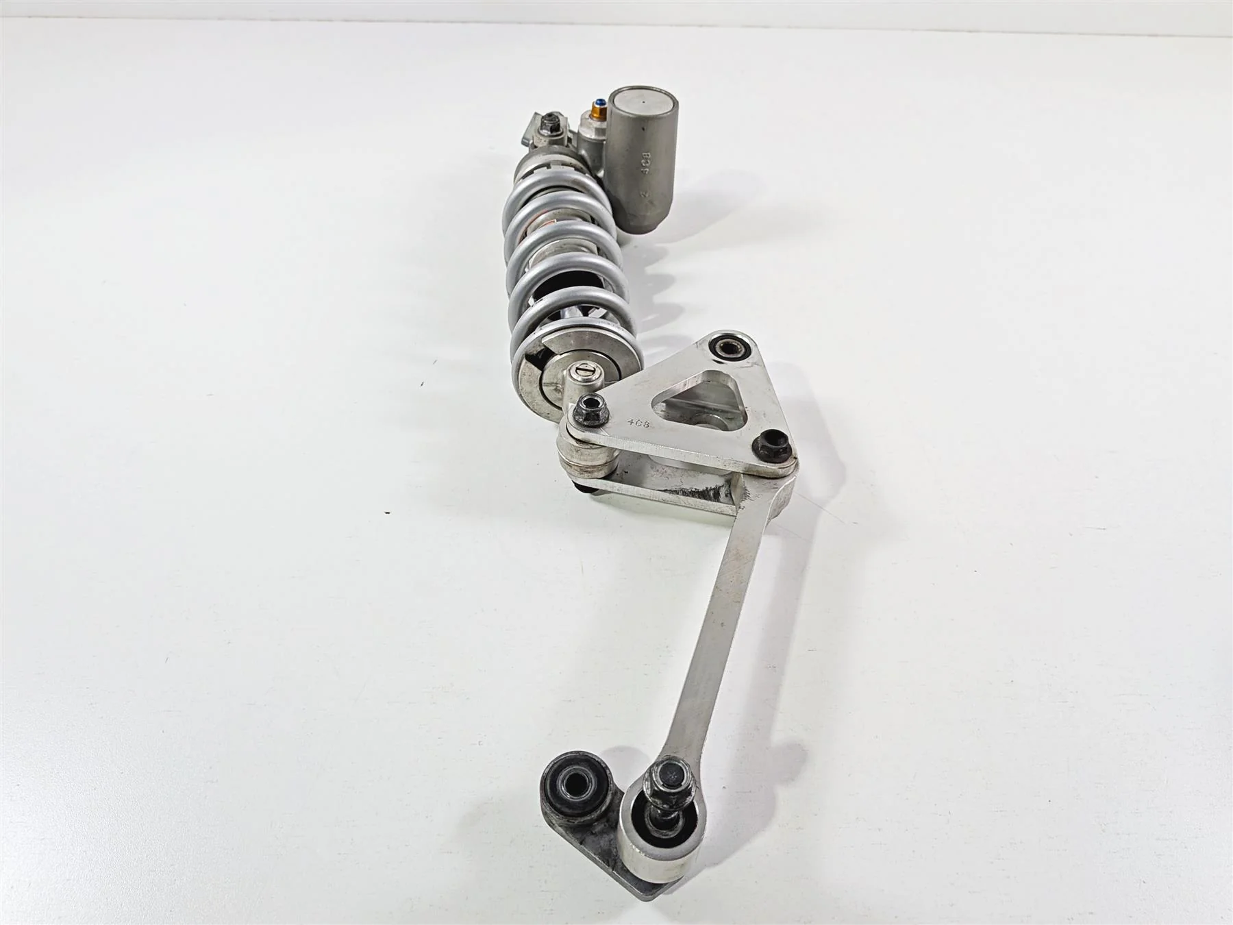 2008 Yamaha YZF R1 RN19 Rear Shock Damper & Linkage Silver 4C8-22210 - Image 11