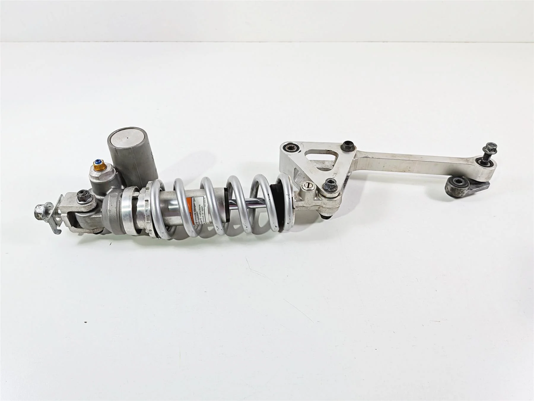 2008 Yamaha YZF R1 RN19 Rear Shock Damper & Linkage Silver 4C8-22210 - Image 7