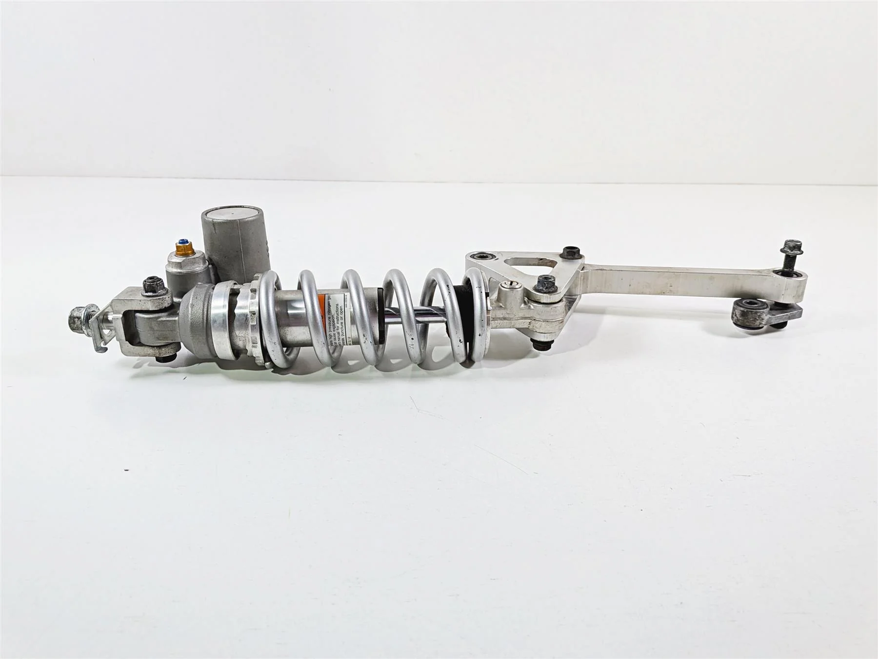 2008 Yamaha YZF R1 RN19 Rear Shock Damper & Linkage Silver 4C8-22210 - Image 8