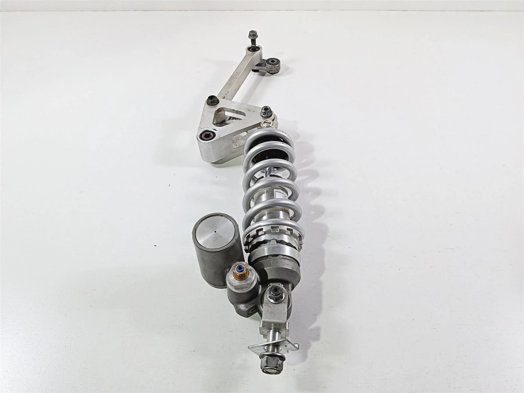 2008 Yamaha YZF R1 RN19 Rear Shock Damper & Linkage Silver 4C8-22210 - Image 9