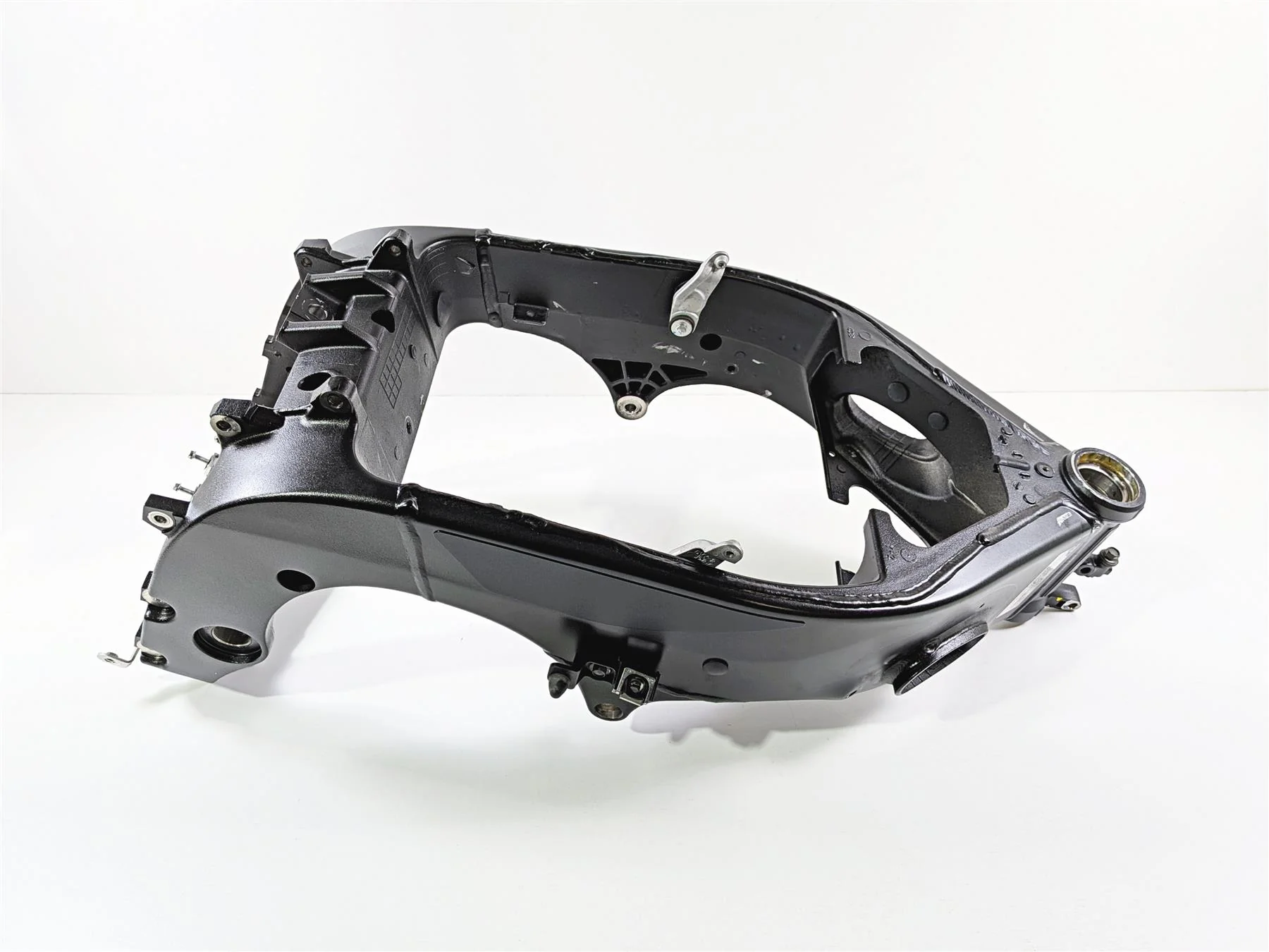2008 Yamaha YZF R1 RN19 Straight Main Frame Chassis With Clean Texas Title 4C8-21110-01-00 - Image 12