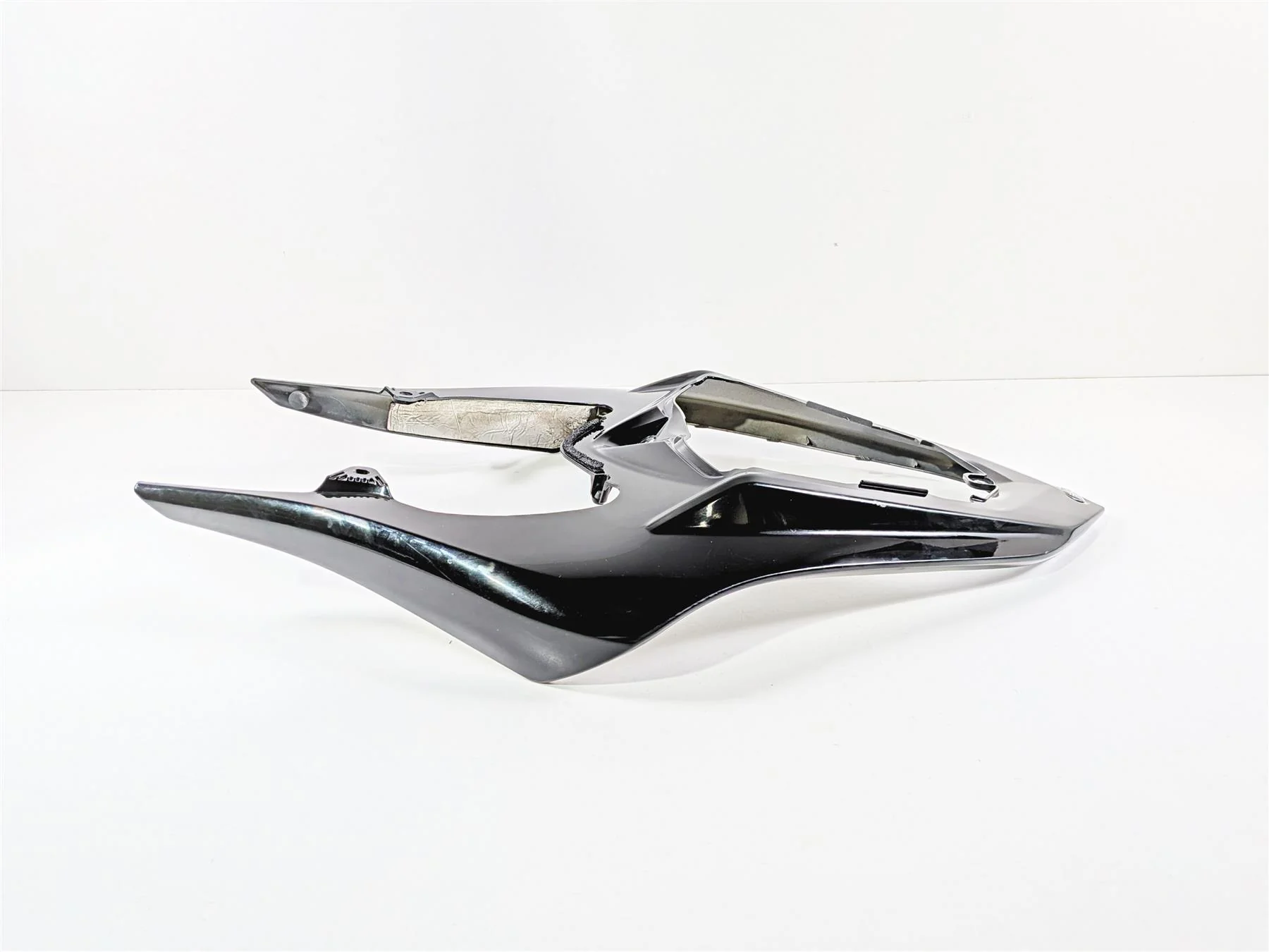 2008 Yamaha YZF R1 RN19 Tail Fairing Cover Cowl Plastic Black 4C8-21711 - Image 3