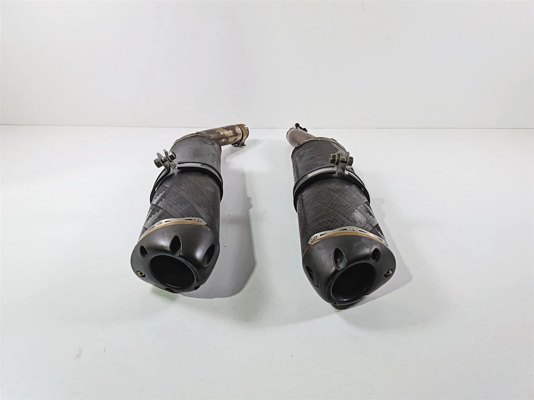 2008 Yamaha YZF R1 RN19 TBR Two Brothers Racing Exhaust Pipe Muffler Set - Image 2