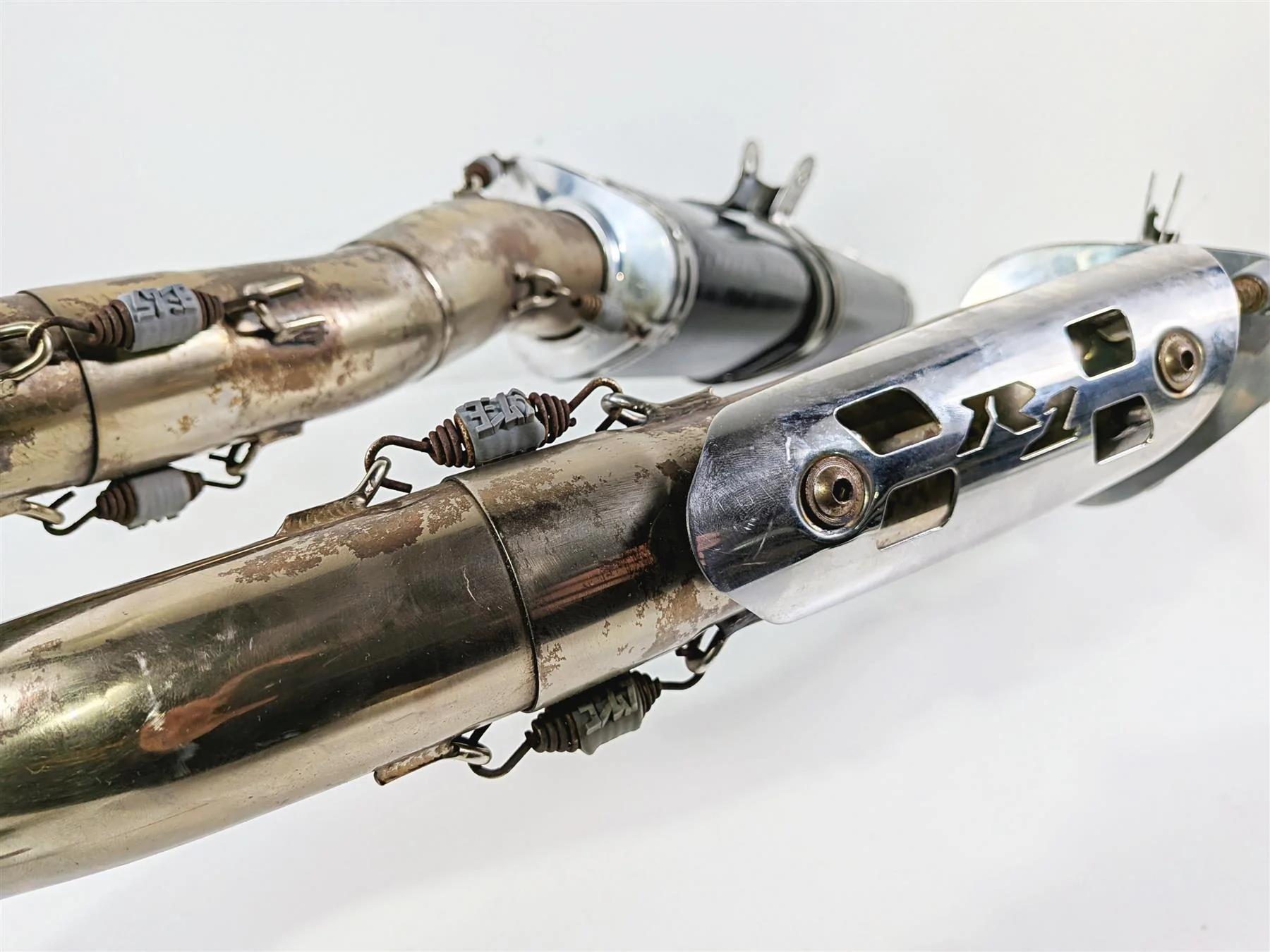 2008 Yamaha YZF R1 RN19 Yoshimura TRC Carbon Exhaust Pipe Set -Read 1313072 - Image 6