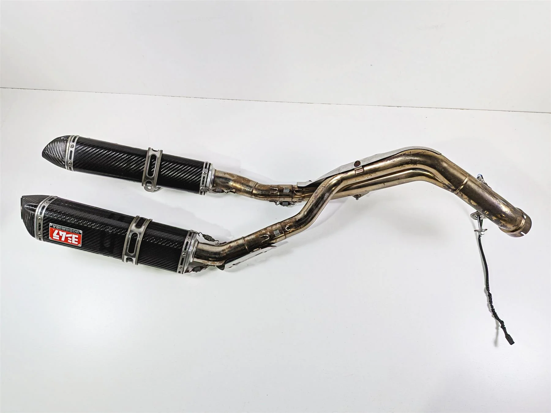 2008 Yamaha YZF R1 RN19 Yoshimura TRC Carbon Exhaust Pipe Set -Read 1313072 - Image 7