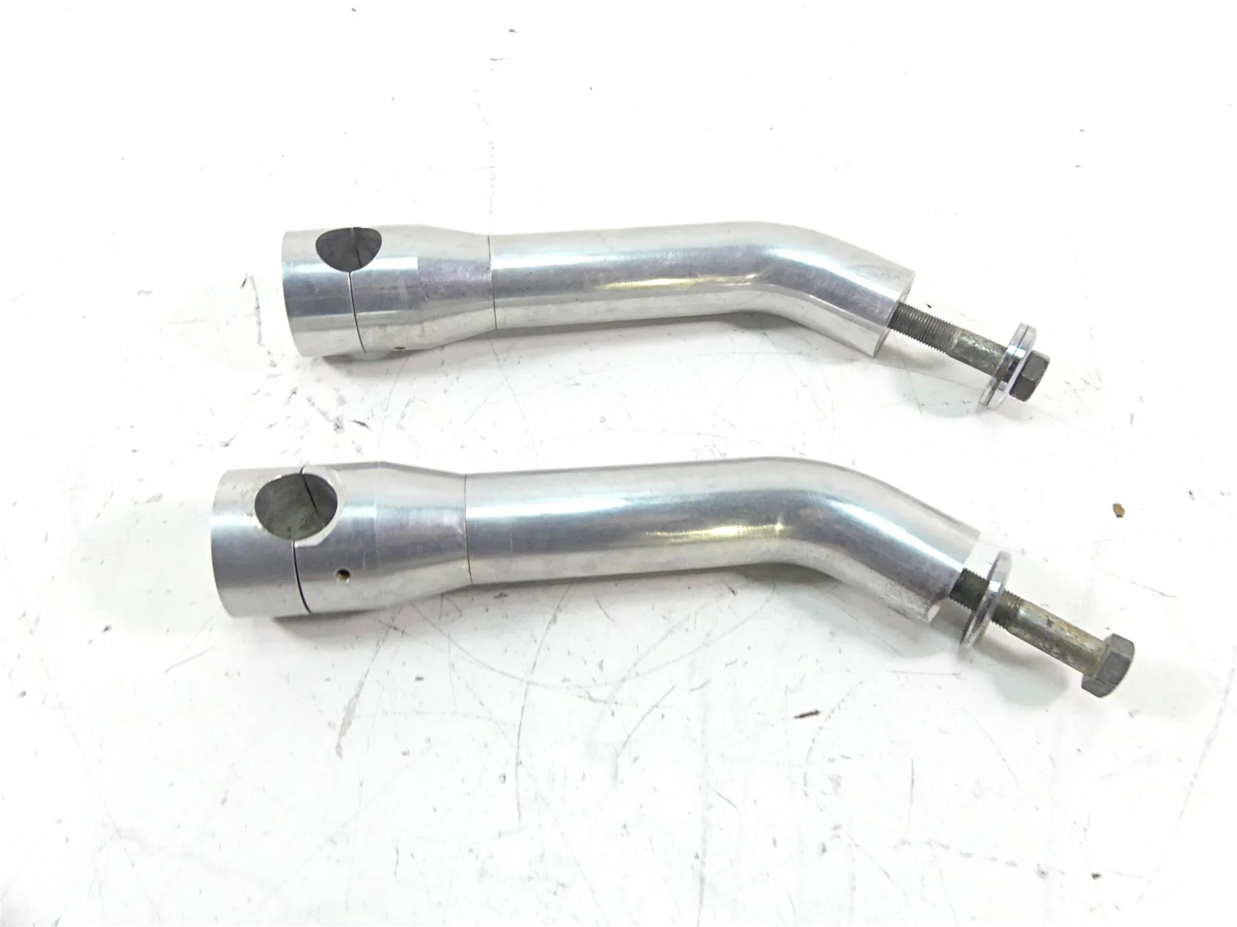 2009 Big Dog K9 9" Tall Lean Back Aluminum Handlebar Holder Riser Set for 1" Bars - Image 11