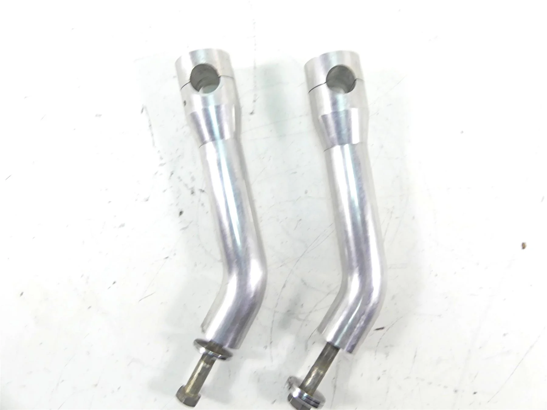 2009 Big Dog K9 9" Tall Lean Back Aluminum Handlebar Holder Riser Set for 1" Bars - Image 12