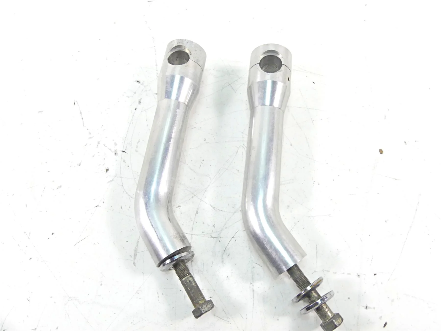2009 Big Dog K9 9" Tall Lean Back Aluminum Handlebar Holder Riser Set for 1" Bars - Image 2