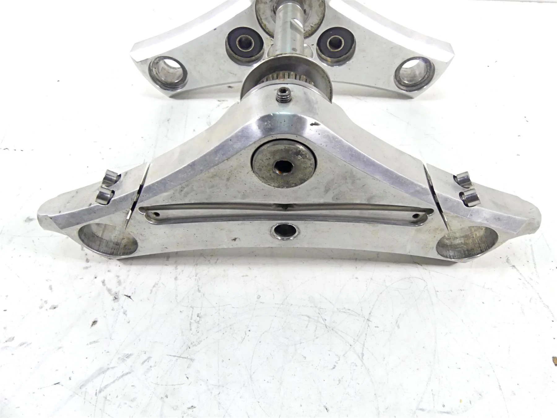 2009 Big Dog K9 Upper Lower Triple Tree Set 10" Wide for 41mm Forks - Image 5