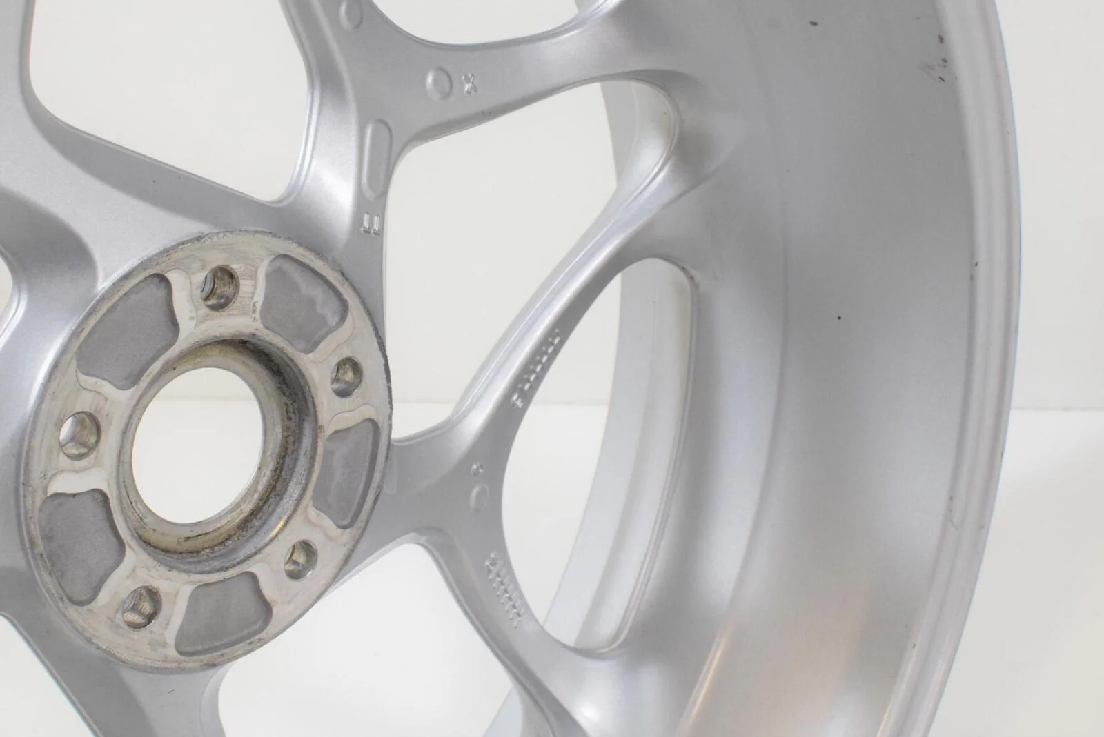 2009 BMW F800 ST K71 Rear Wheel Rim DENT 5.5x17 36317684724 - Image 6