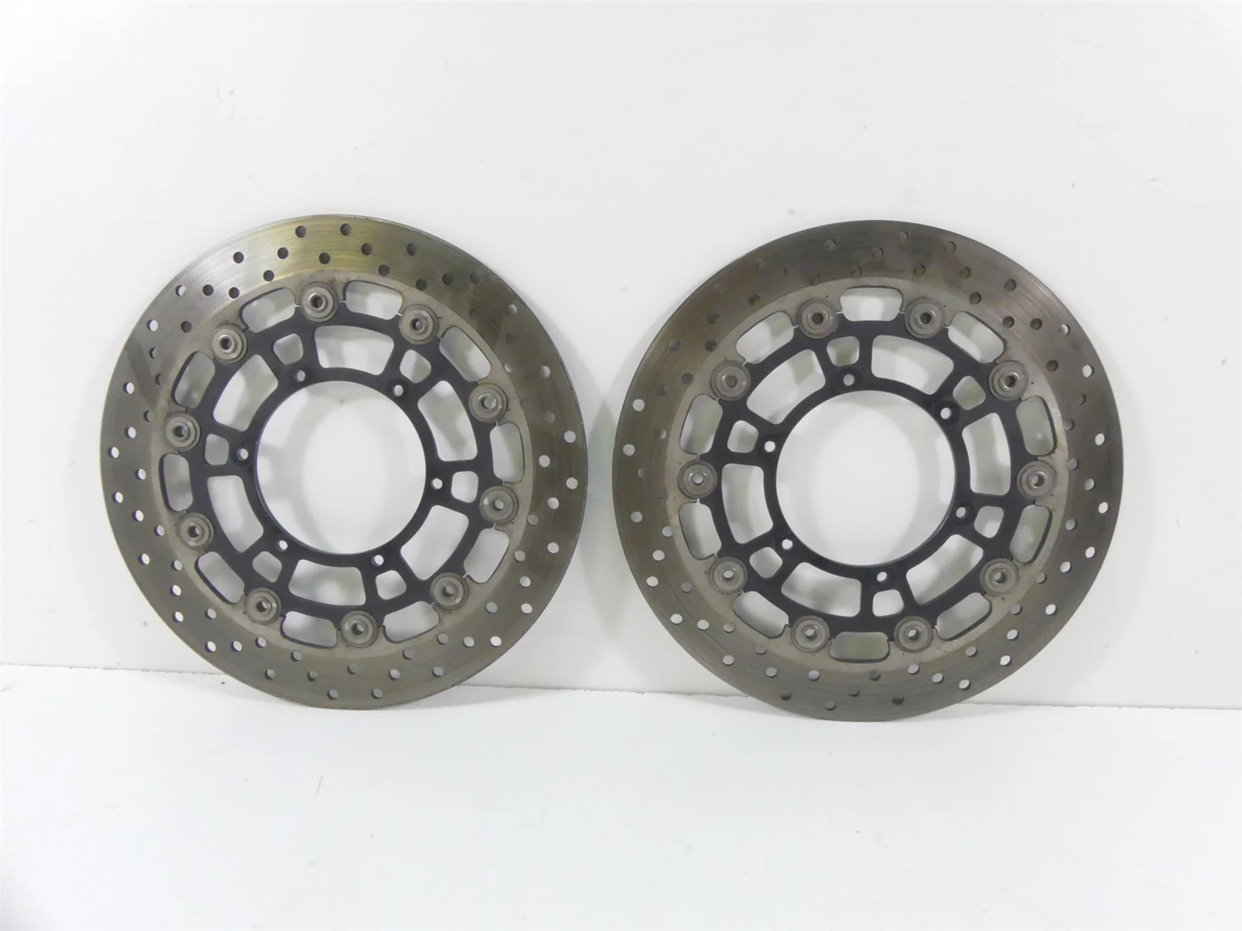 2009 BMW F800GS K72 Front Brake Rotor Disc Set 300mm 34117713131 - Image 7