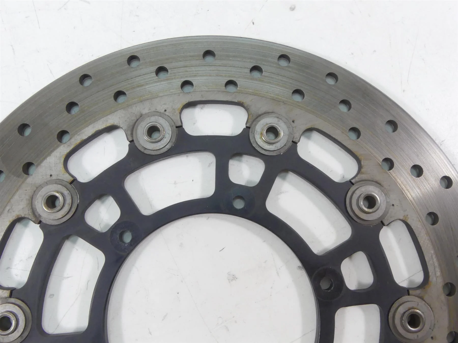 2009 BMW F800GS K72 Front Brake Rotor Disc Set 300mm 34117713131 - Image 9