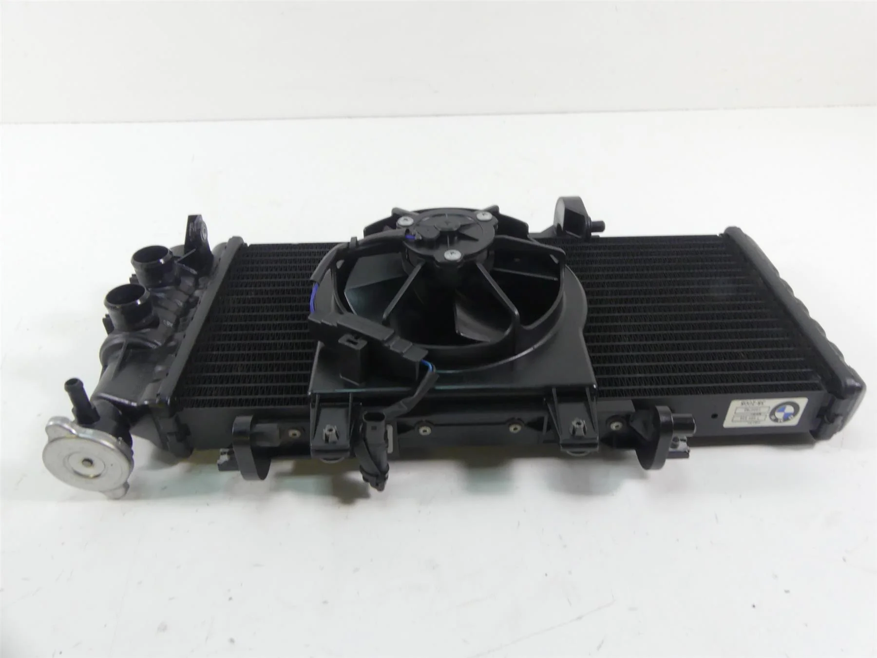 2009 BMW F800GS K72 Radiator Cooler Fan Reservoir Hoses Tube Set 7699226 - Image 3