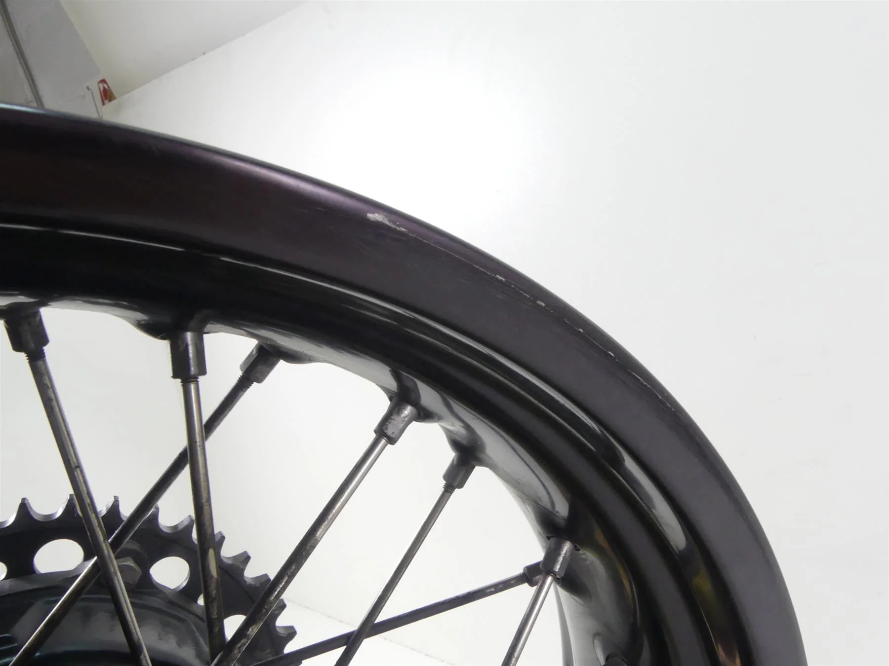 2009 BMW F800GS K72 Straight Rear Spoke Wheel Rim 17x4.25 36318564177 - Image 11