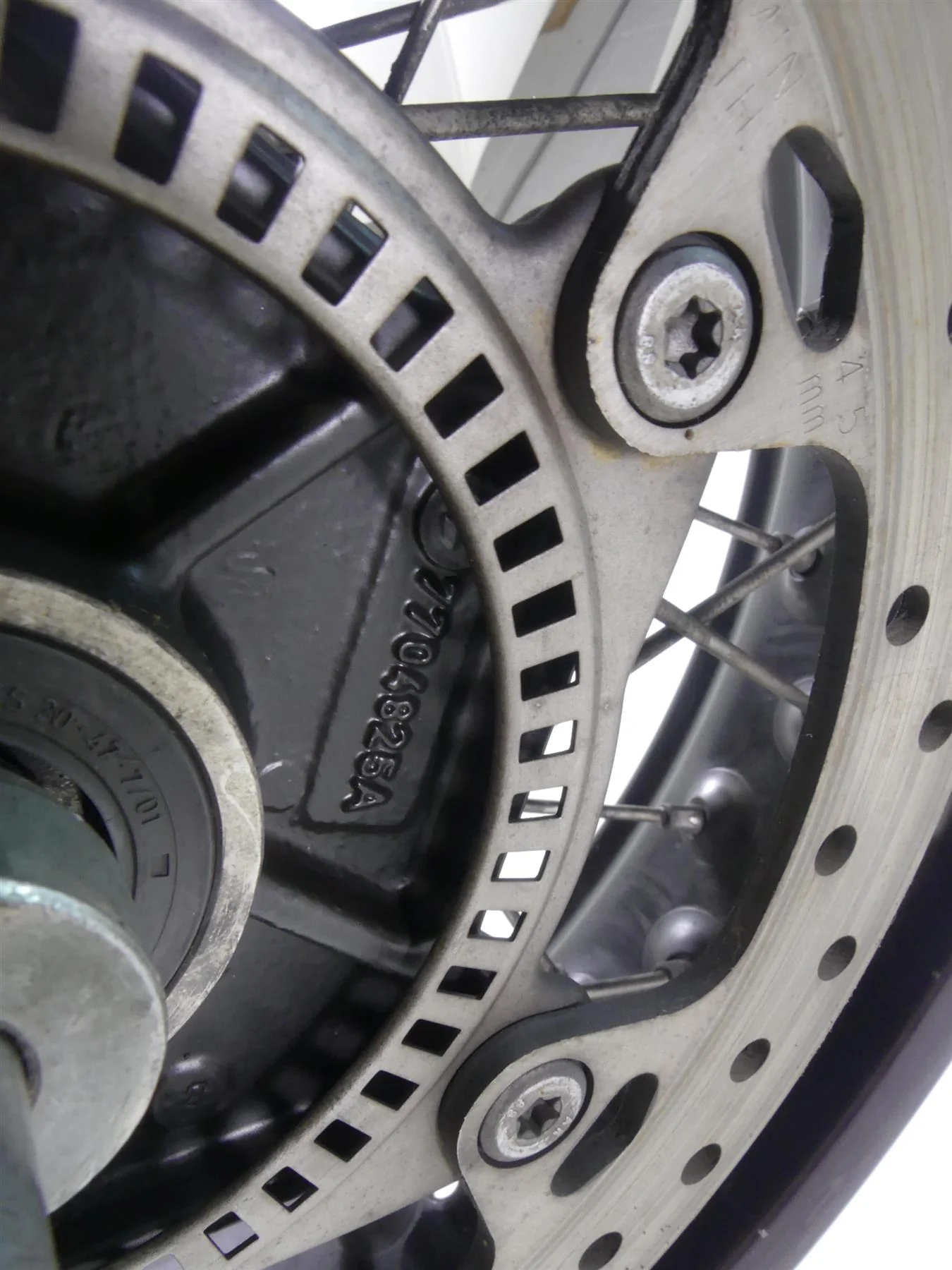 2009 BMW F800GS K72 Straight Rear Spoke Wheel Rim 17x4.25 36318564177 - Image 12