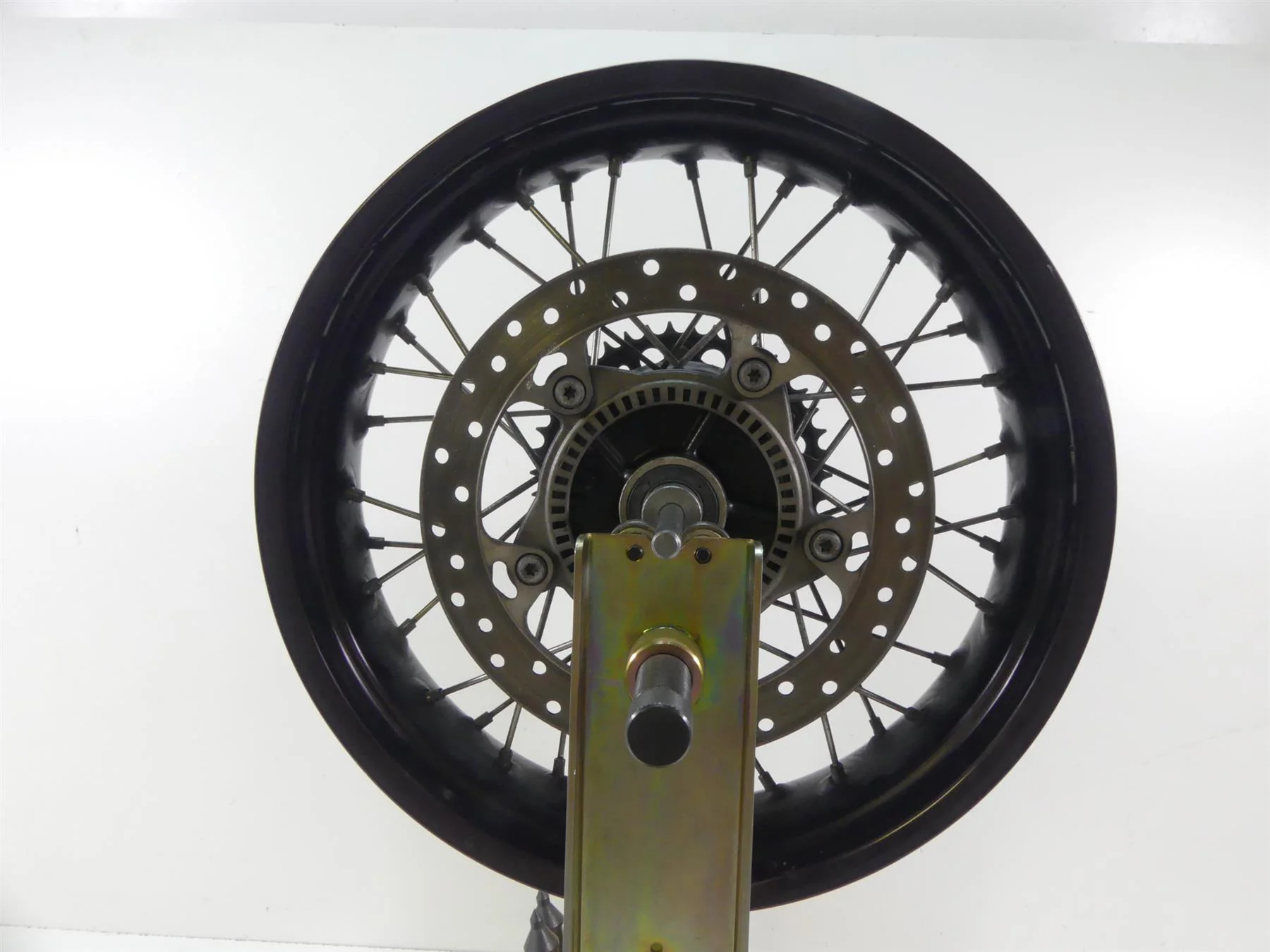 2009 BMW F800GS K72 Straight Rear Spoke Wheel Rim 17x4.25 36318564177 - Image 5