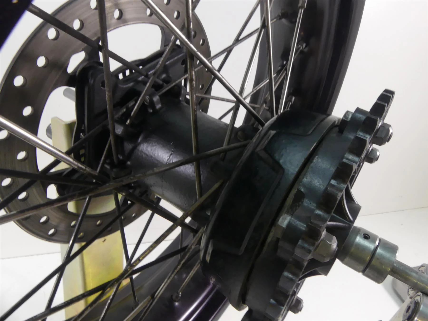 2009 BMW F800GS K72 Straight Rear Spoke Wheel Rim 17x4.25 36318564177 - Image 8