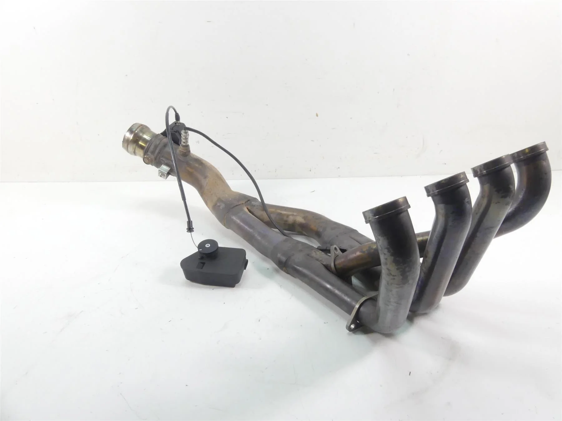 2009 BMW K1300 S K40 Exhaust Header & Servo Motor 18117723242 18307719422 - Image 2
