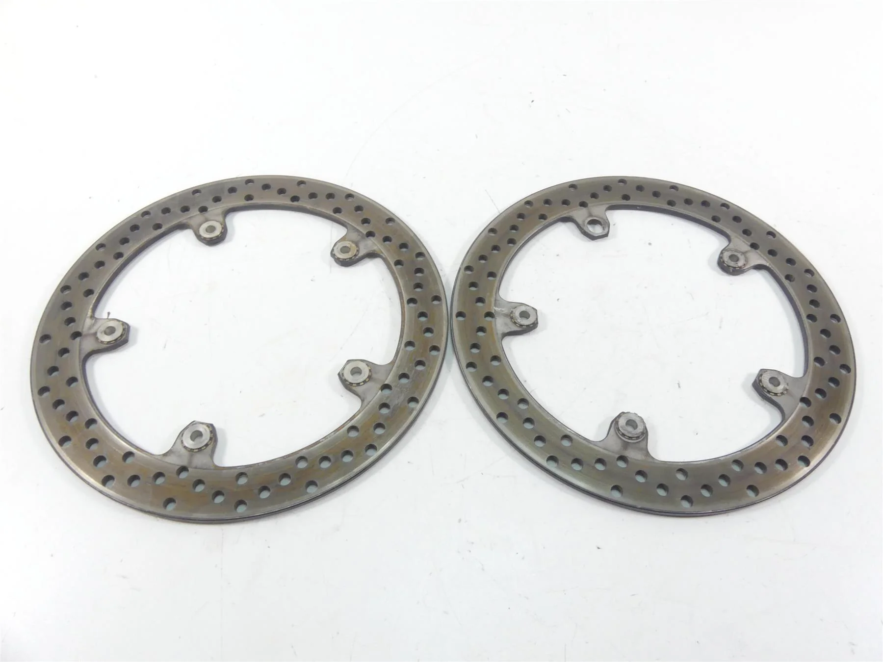2009 BMW K1300 S K40 Front Brake Disc Rotor Set 320Mm 34117711429