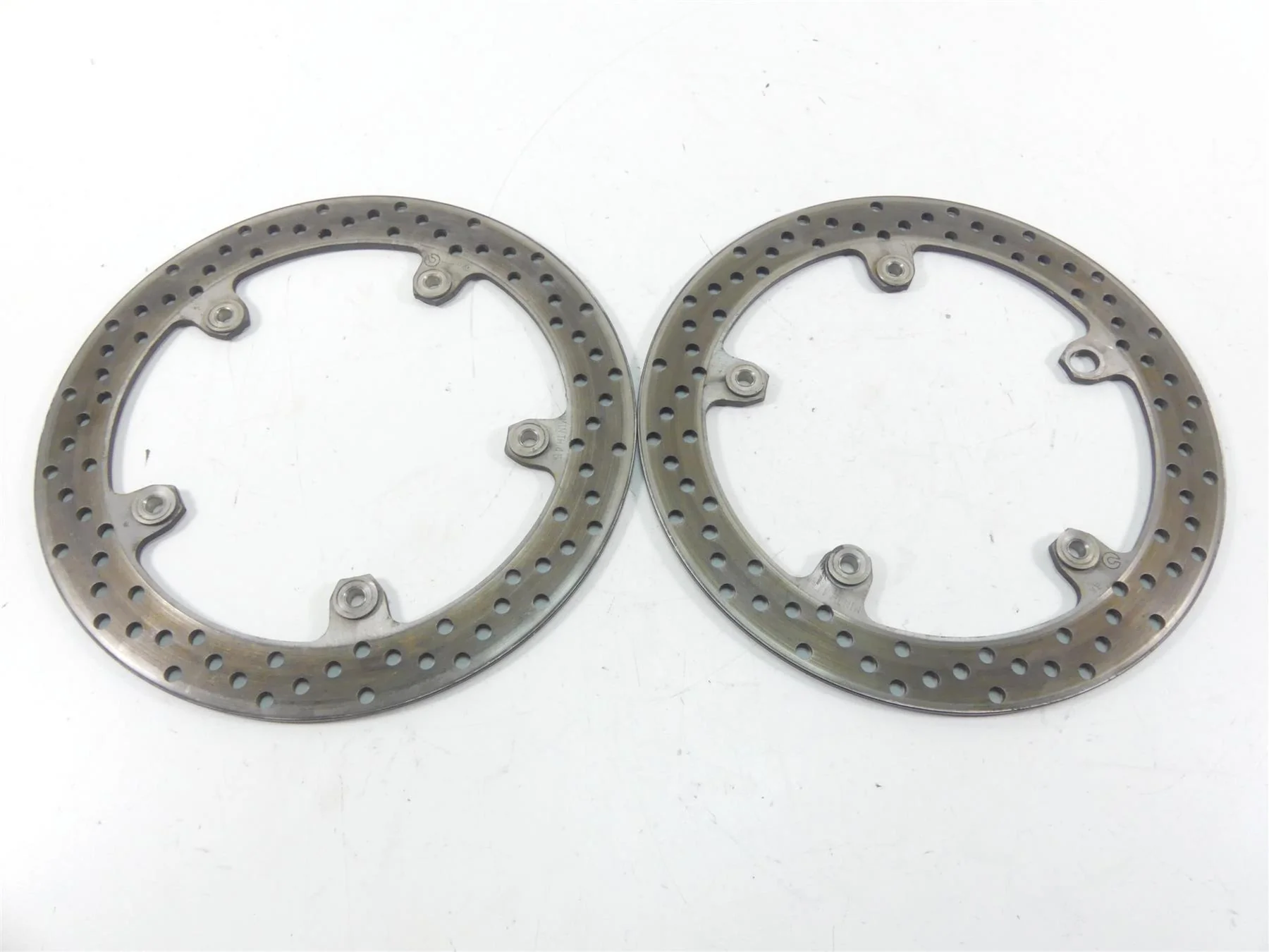 2009 BMW K1300 S K40 Front Brake Disc Rotor Set 320Mm 34117711429 - Image 2