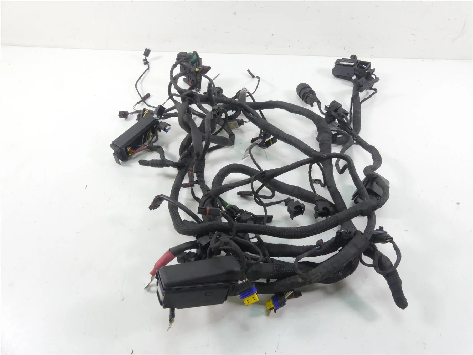 2009 BMW K1300 S K40 Main & Engine Wiring Harness No Cut 61117712918 12517726207 - Image 2