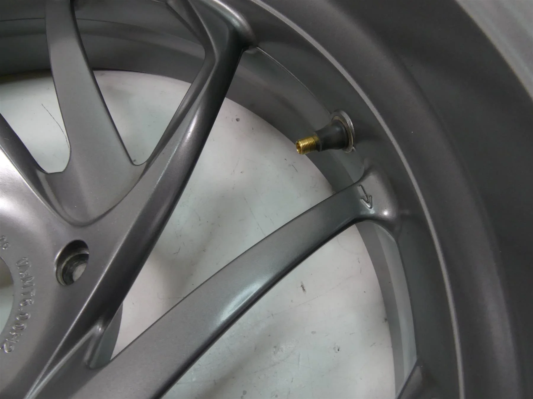 2009 BMW K1300 S K40 Straight Rear 17x6 Wheel Rim 36317703829 - Image 8