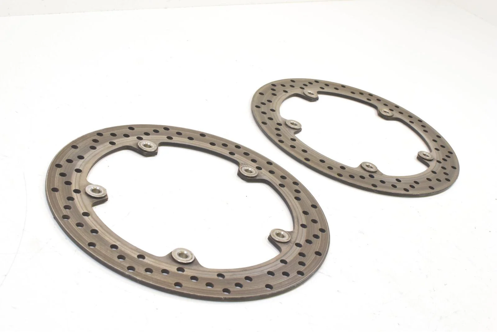 2009 BMW R1200 GS K255 Adv Front Brake Disc Rotor Set 305mm 34117711427 - Image 8