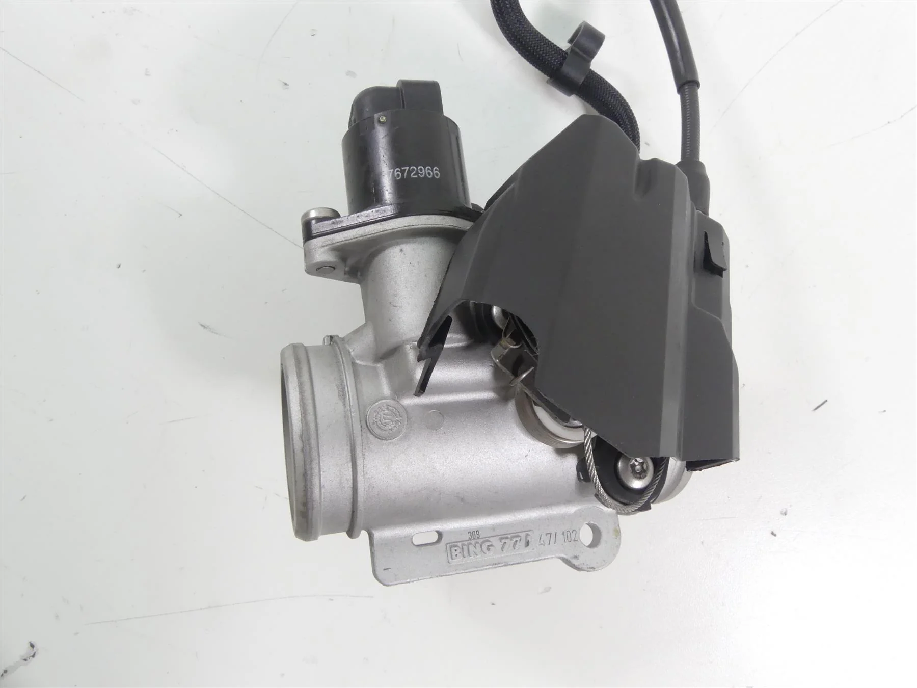 2009 BMW R1200GS K25 Bing Throttle Body Bodies Fuel Inject Set -Read 13547672731 - Image 2