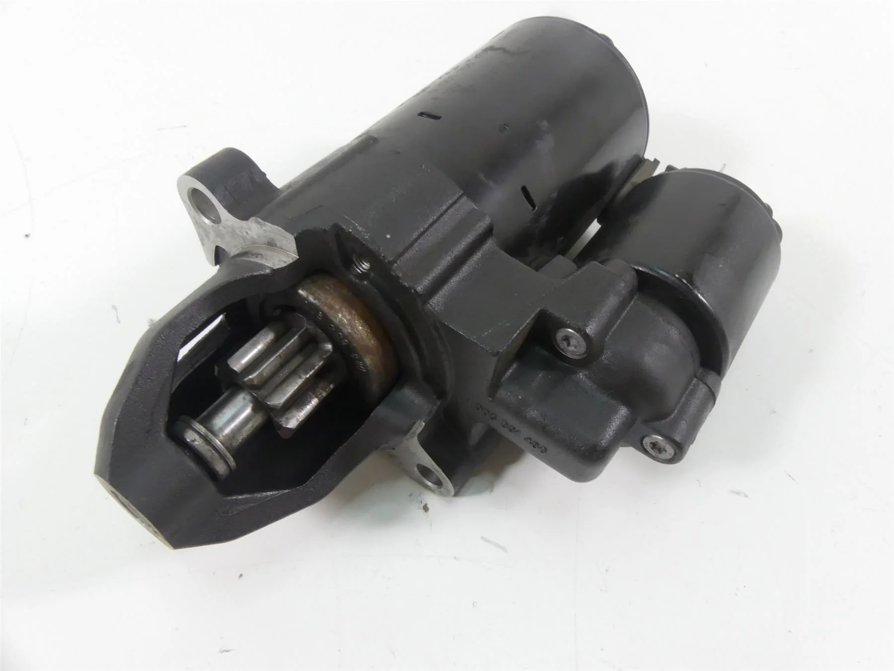 2009 BMW R1200GS K25 Engine Starter Motor + Cover 12417691956 - Image 4