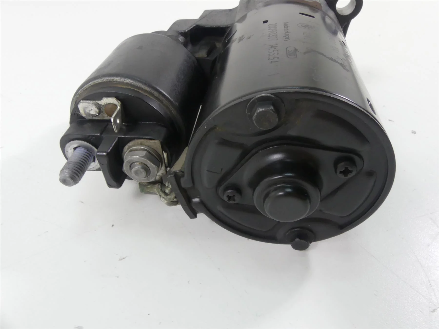 2009 BMW R1200GS K25 Engine Starter Motor + Cover 12417691956 - Image 5