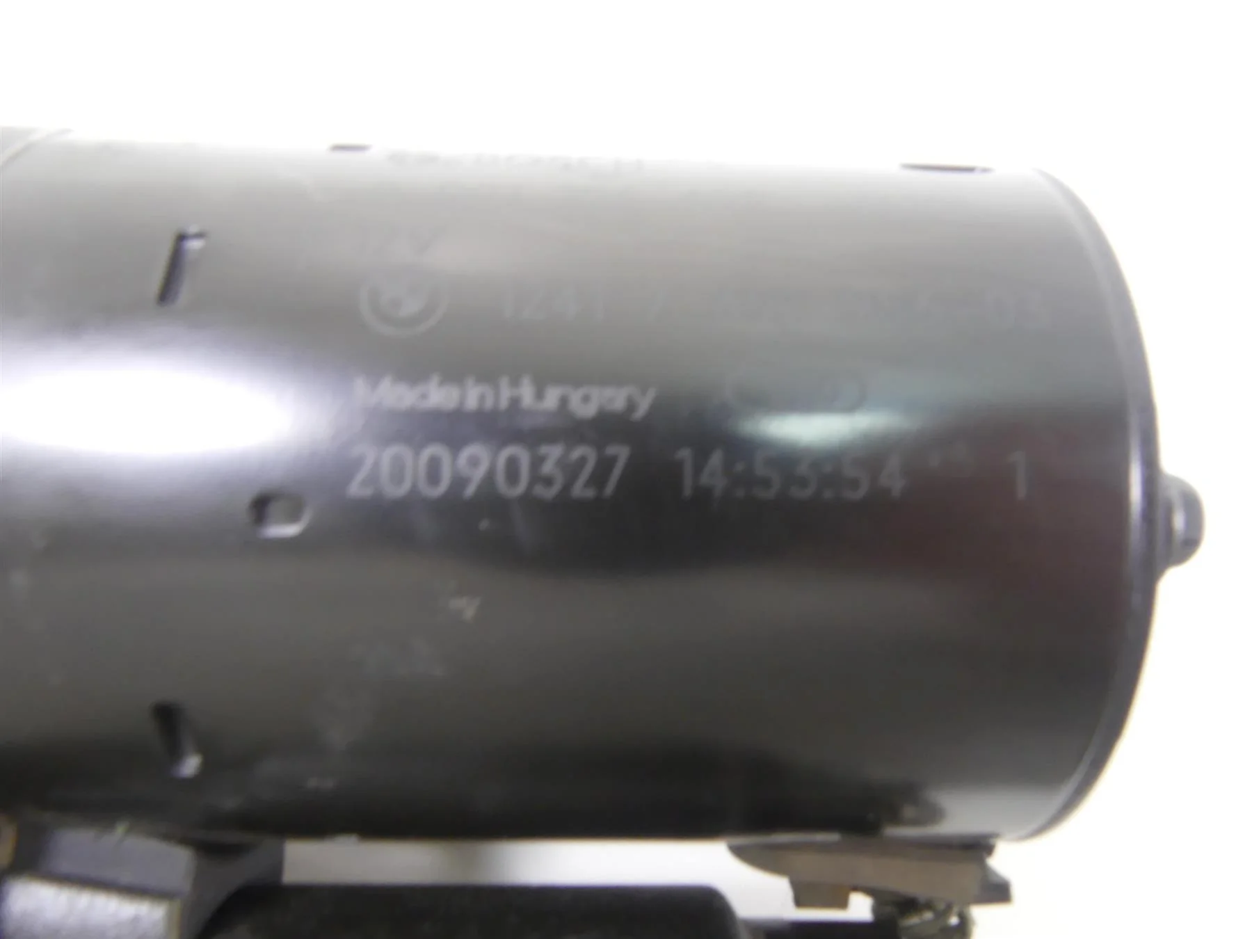 2009 BMW R1200GS K25 Engine Starter Motor + Cover 12417691956 - Image 8