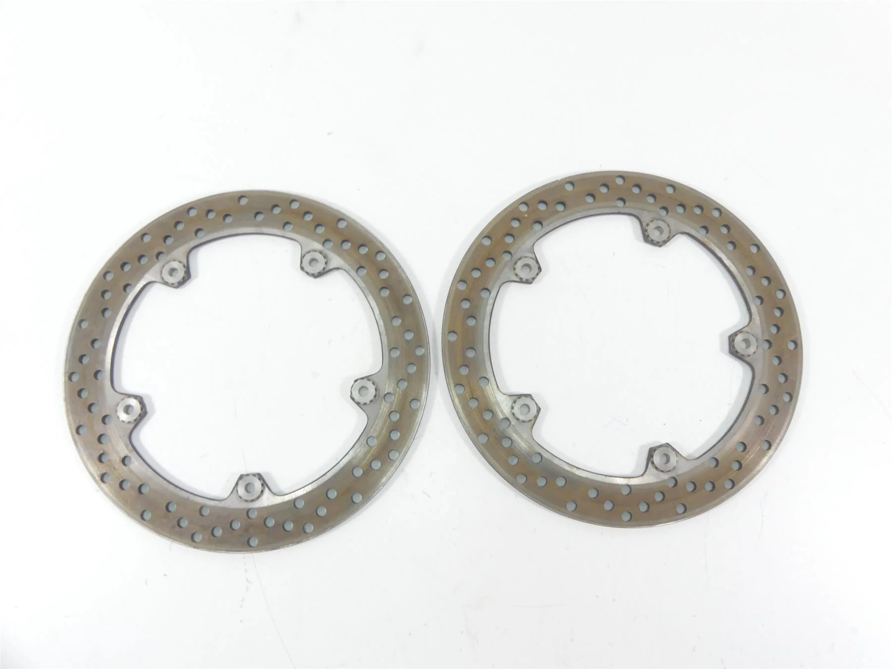 2009 BMW R1200GS K25 Front Brembo Brake Disc Set 34117711427 - Image 3
