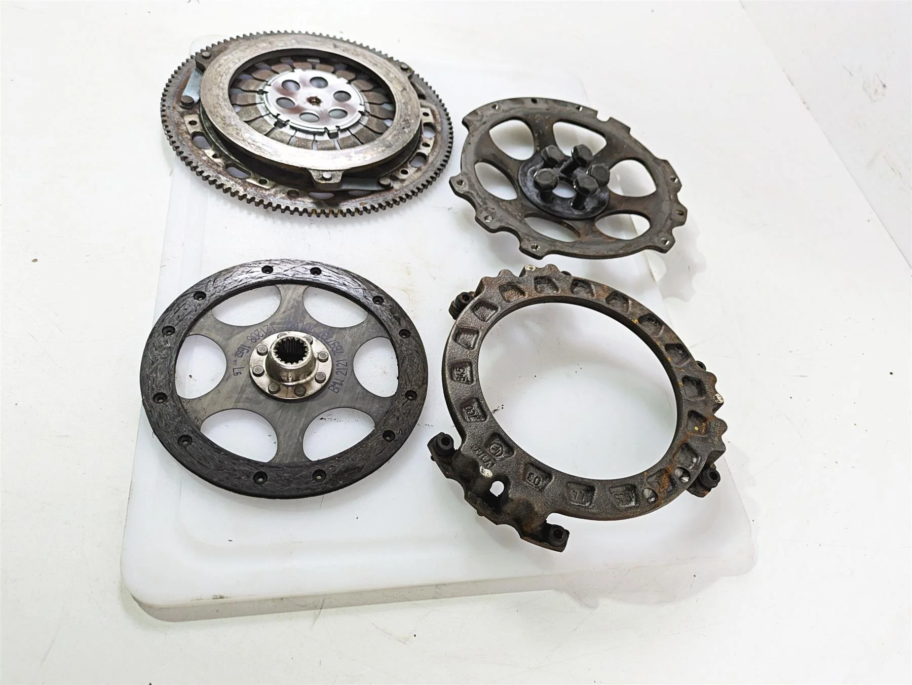 2009 BMW R1200GS K255 Adv Clutch Friction Disc Pressure Plate Set 21217697737 - Image 3