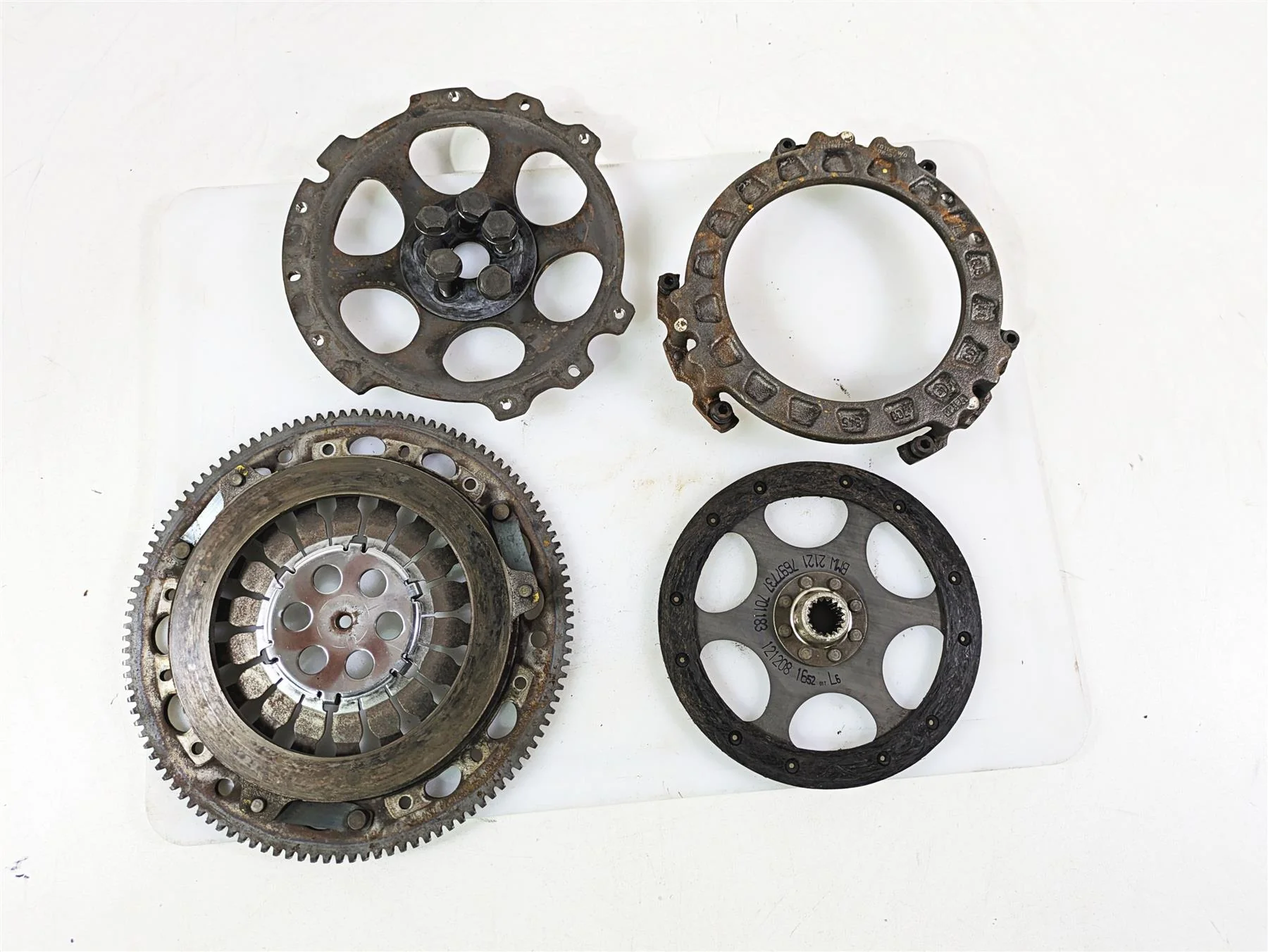 2009 BMW R1200GS K255 Adv Clutch Friction Disc Pressure Plate Set 21217697737 - Image 4