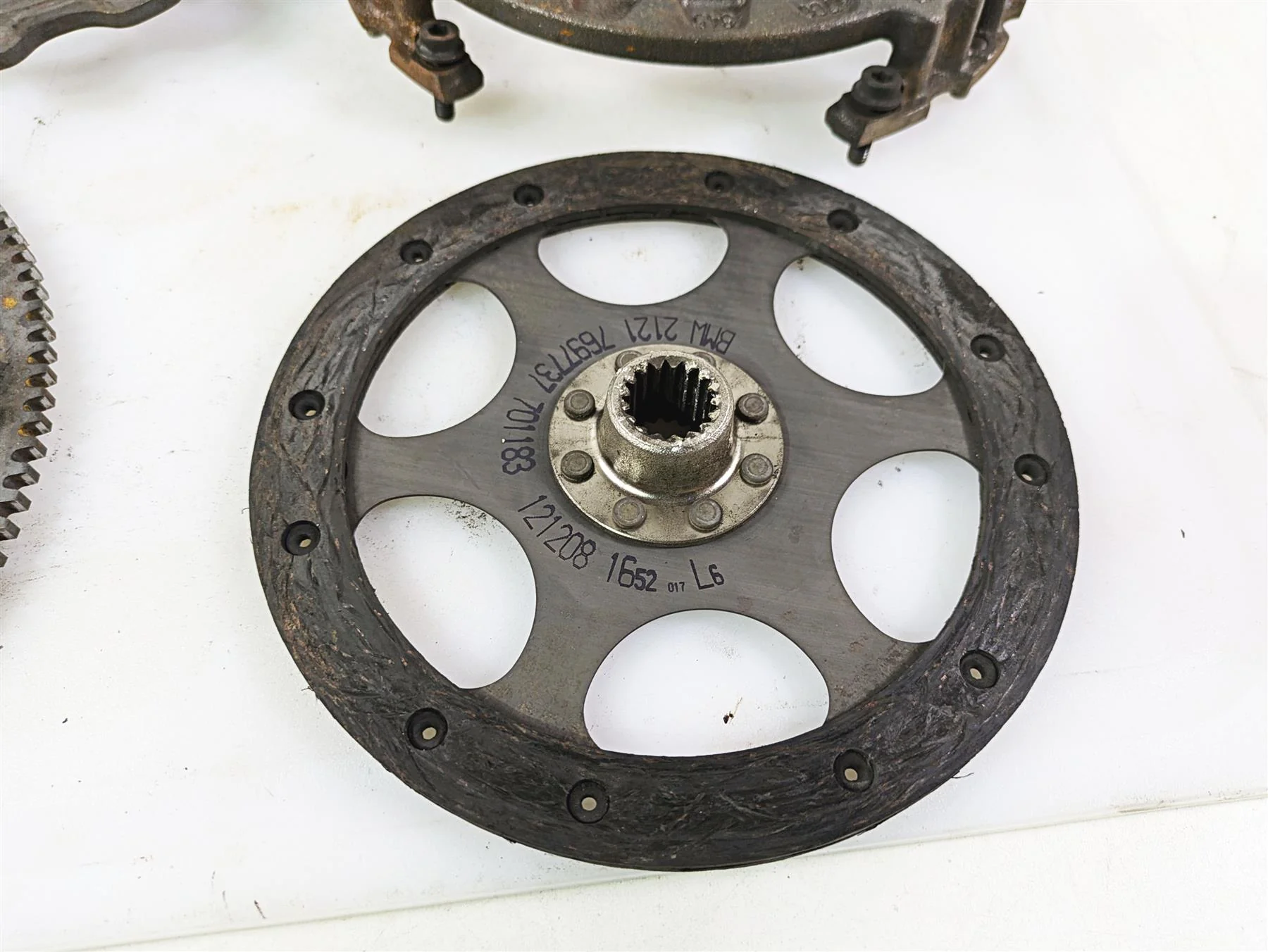 2009 BMW R1200GS K255 Adv Clutch Friction Disc Pressure Plate Set 21217697737 - Image 5