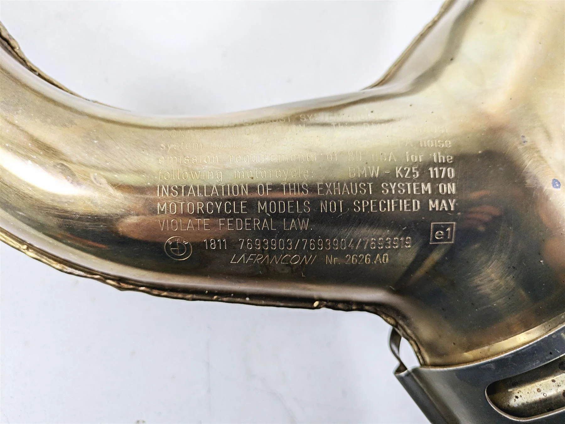 2009 BMW R1200GS K255 Adv Lafranconi Exhaust Header Manifold - Read 18117693903 - Image 11