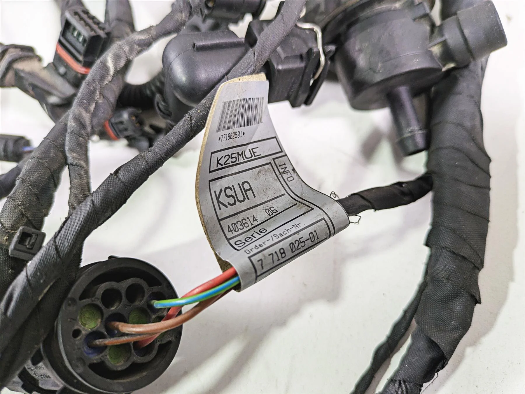 2009 BMW R1200GS K255 Adv Main & Engine Wiring Harness Abs Esa 61117726669 - Image 2