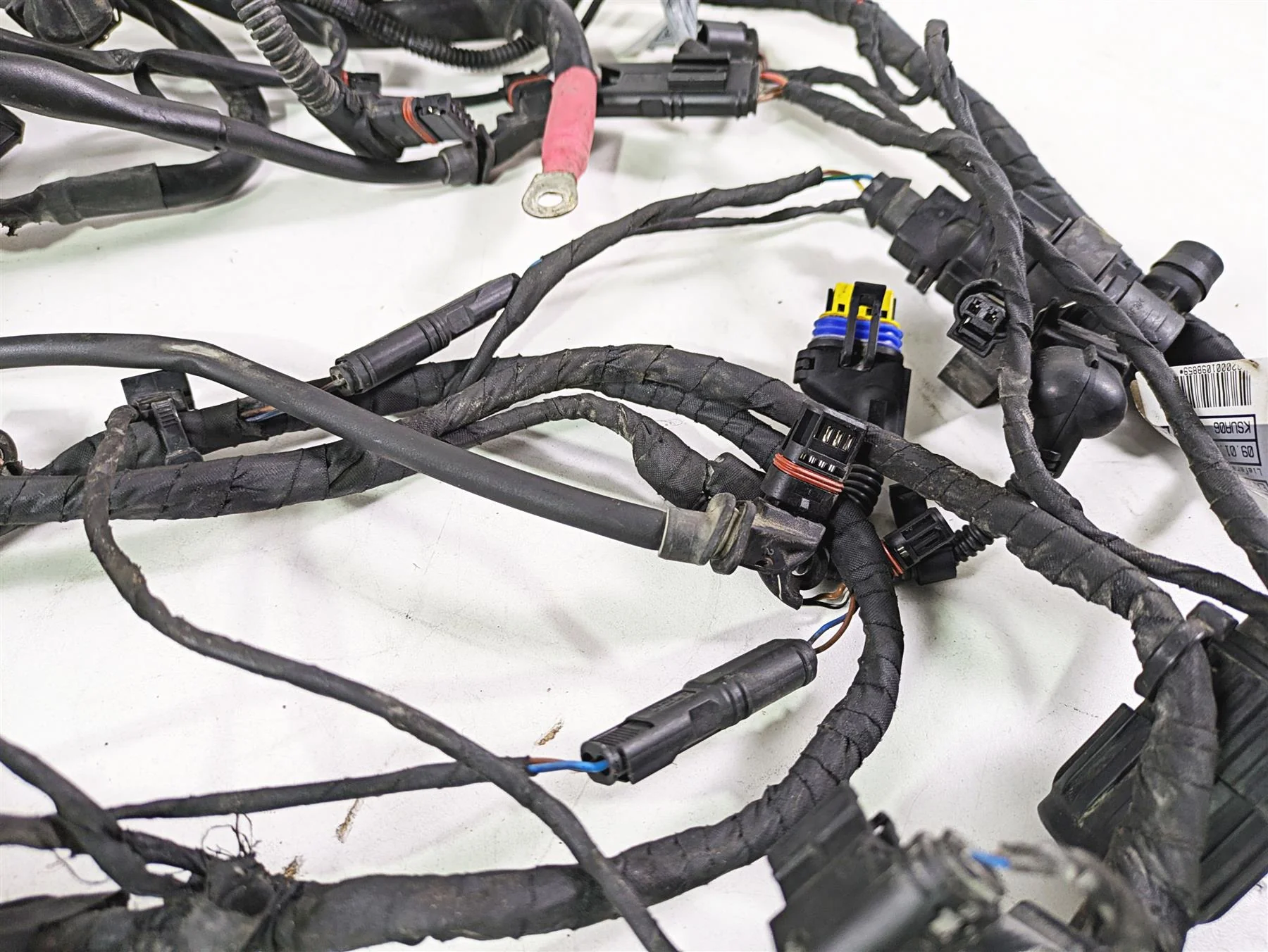 2009 BMW R1200GS K255 Adv Main & Engine Wiring Harness Abs Esa 61117726669 - Image 9