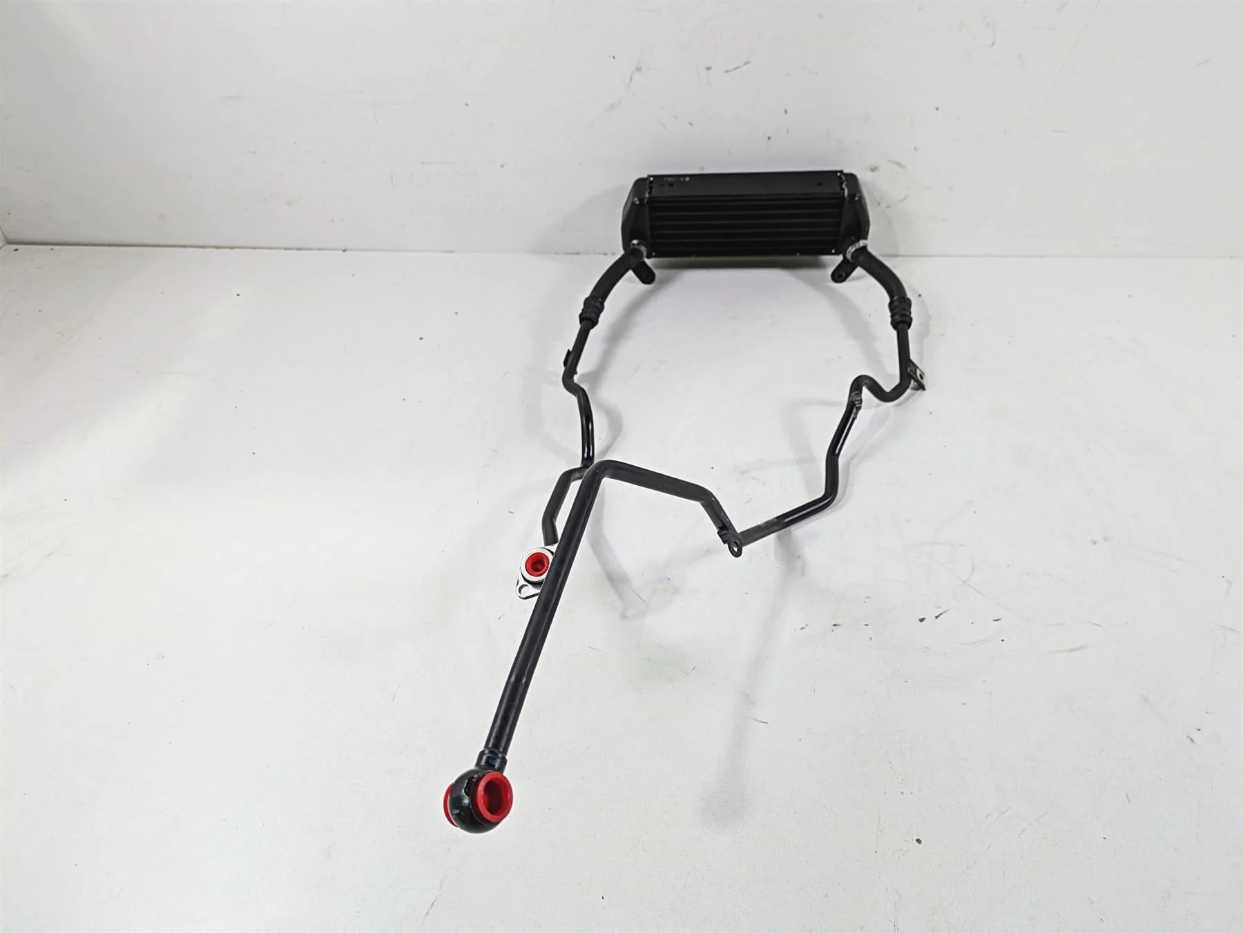 2009 BMW R1200GS K255 Adv Oil Cooler & Lines Hoses 17217712866 - Image 3