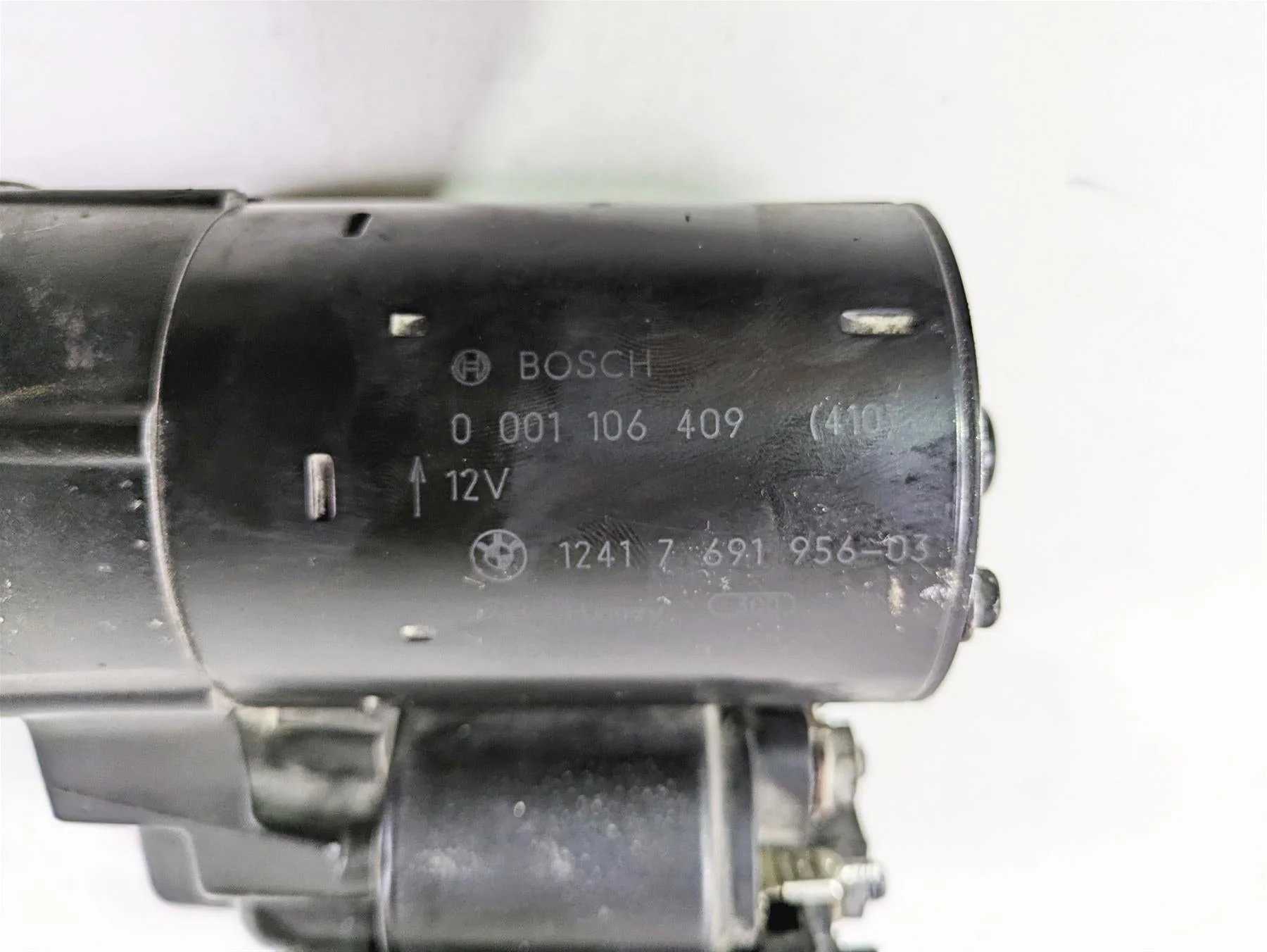 2009 BMW R1200GS K255 Adv Starter Motor & Cover 12317691956 - Image 7