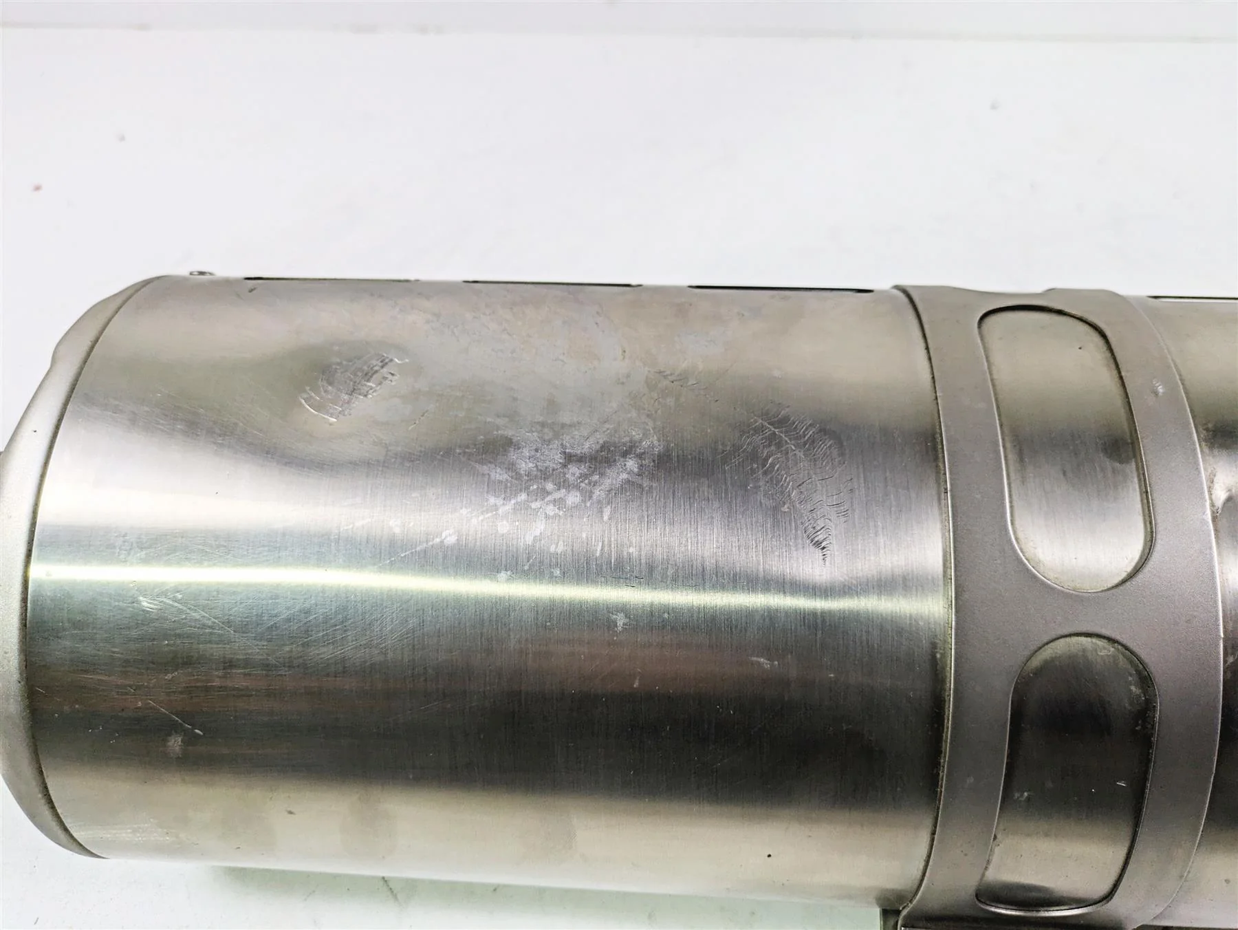 2009 BMW R1200GS K255 Adv Stock Exhaust Pipe Muffler Silencer - Read 18127694460 - Image 2