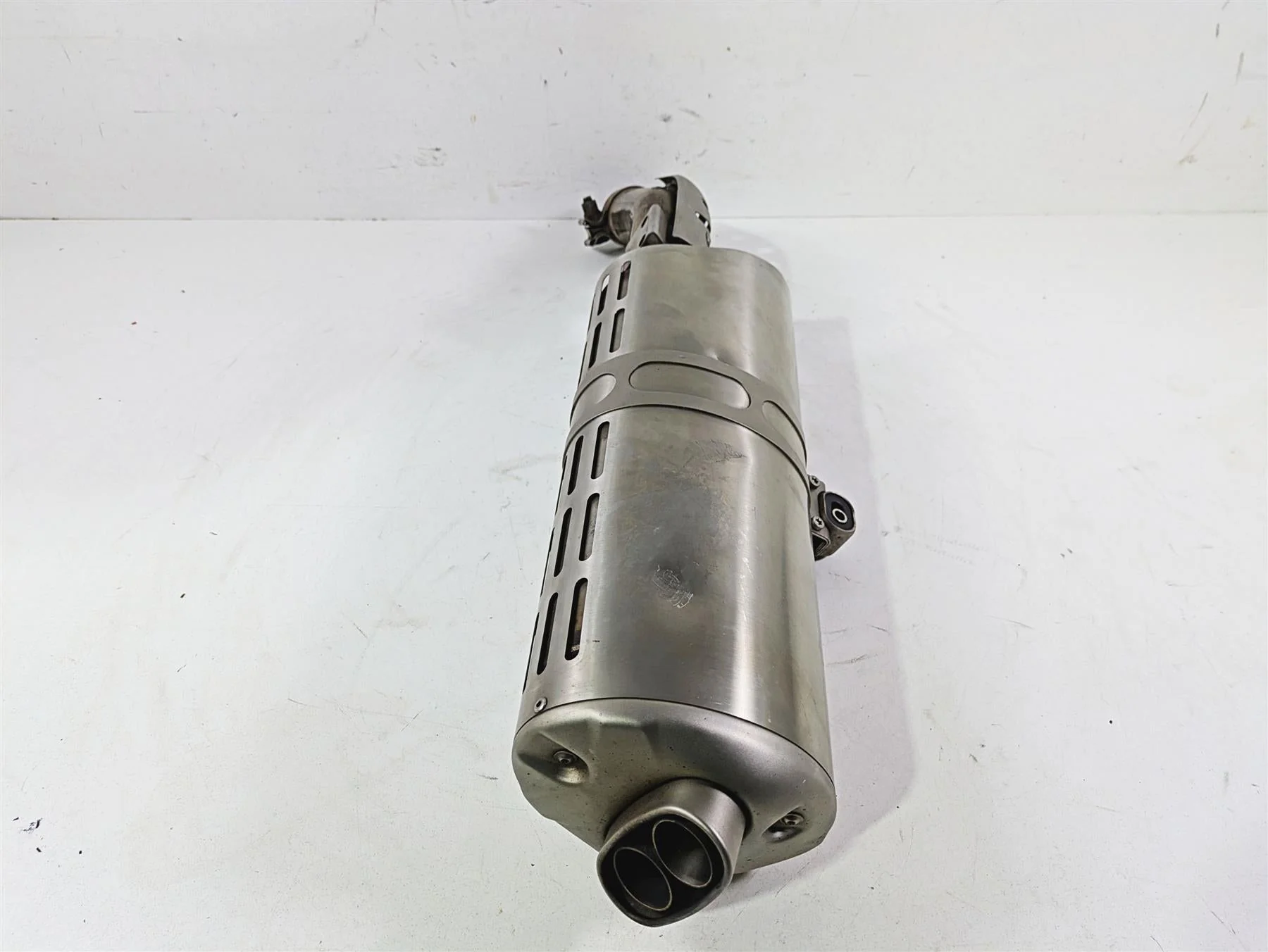 2009 BMW R1200GS K255 Adv Stock Exhaust Pipe Muffler Silencer - Read 18127694460 - Image 6