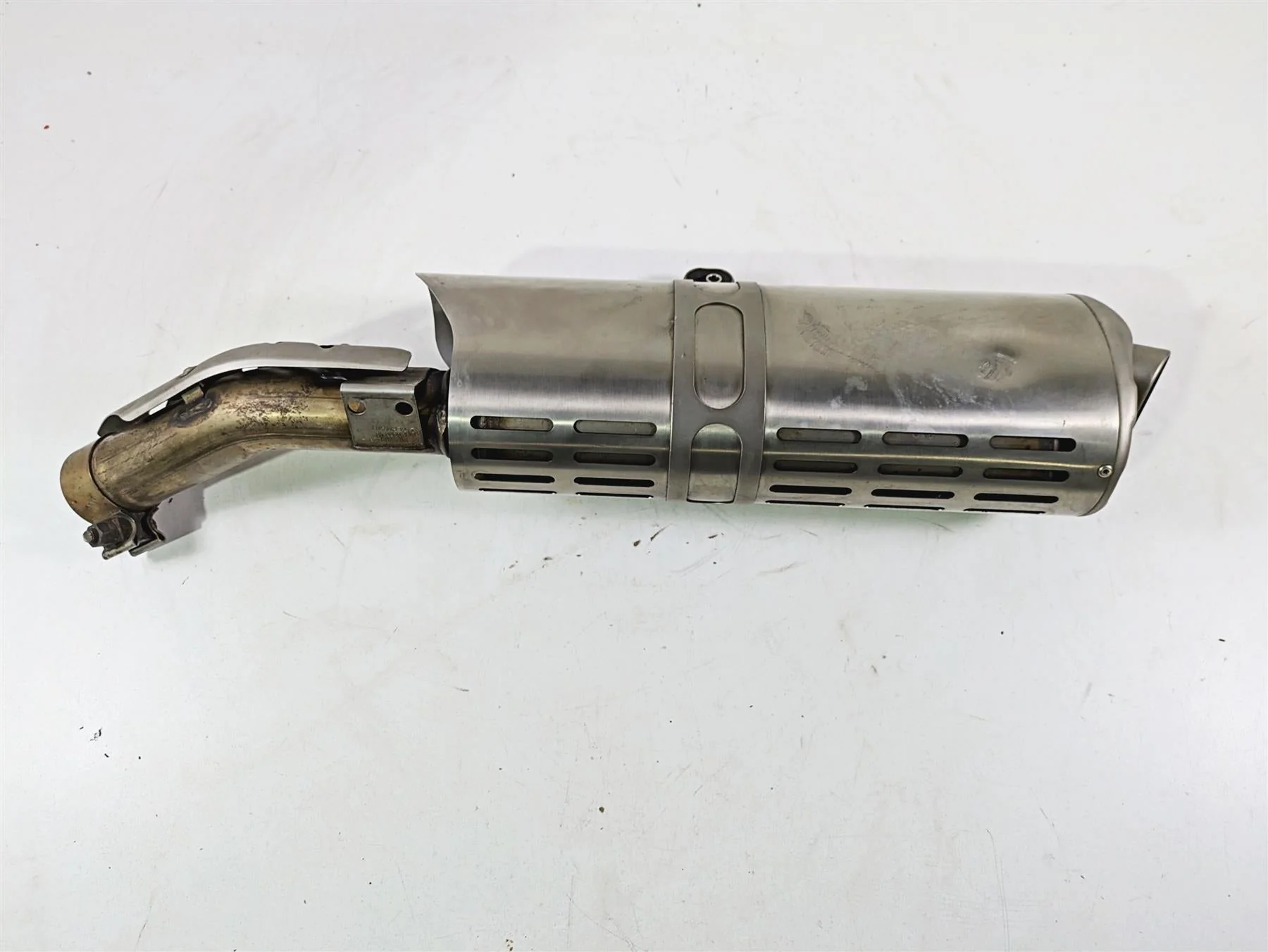 2009 BMW R1200GS K255 Adv Stock Exhaust Pipe Muffler Silencer - Read 18127694460 - Image 7