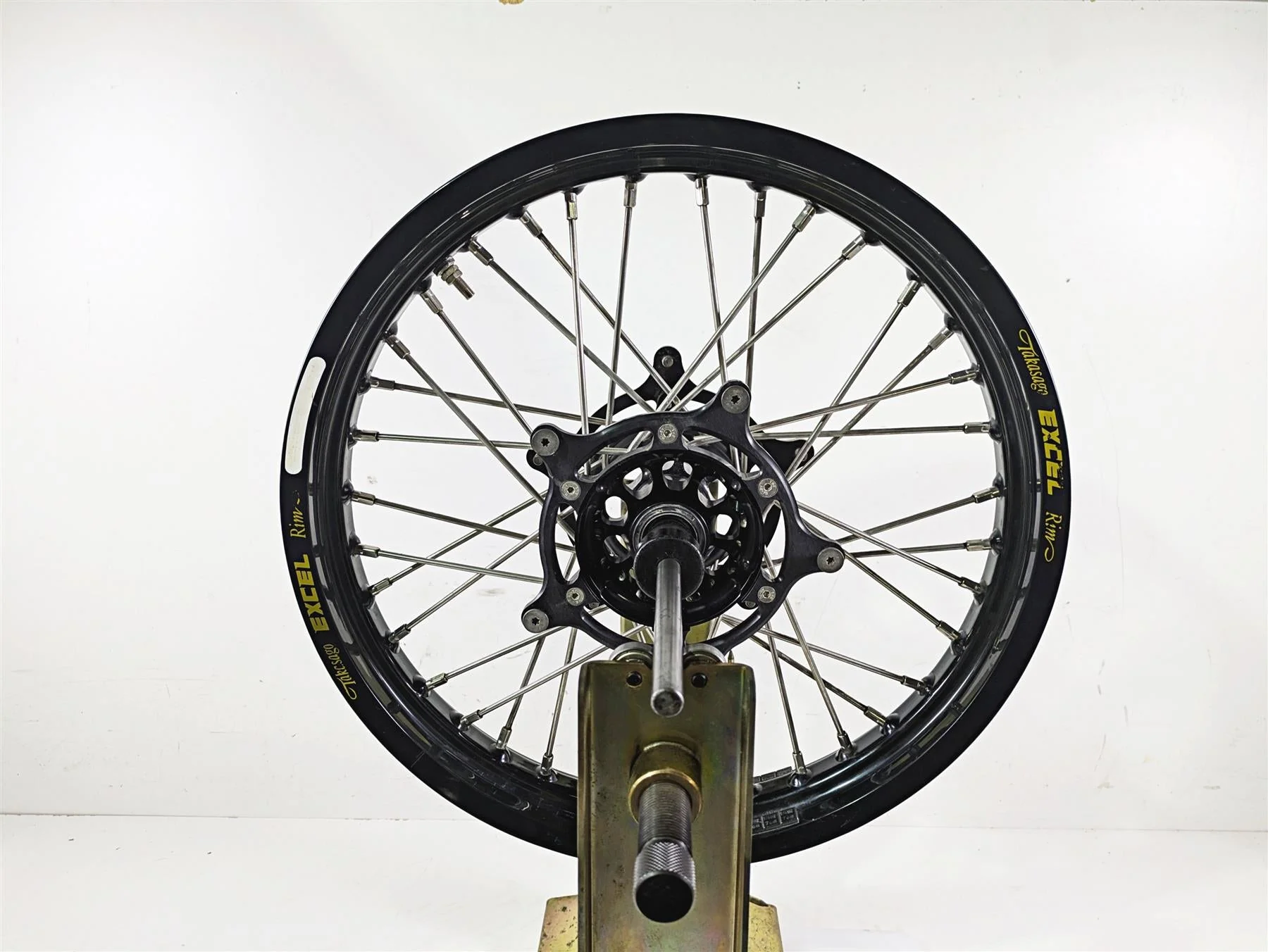 2009 BMW R1200GS K255 Adv Woody's Wheel Works Excel Front Wheel 19x2.5 - Runout - Image 5